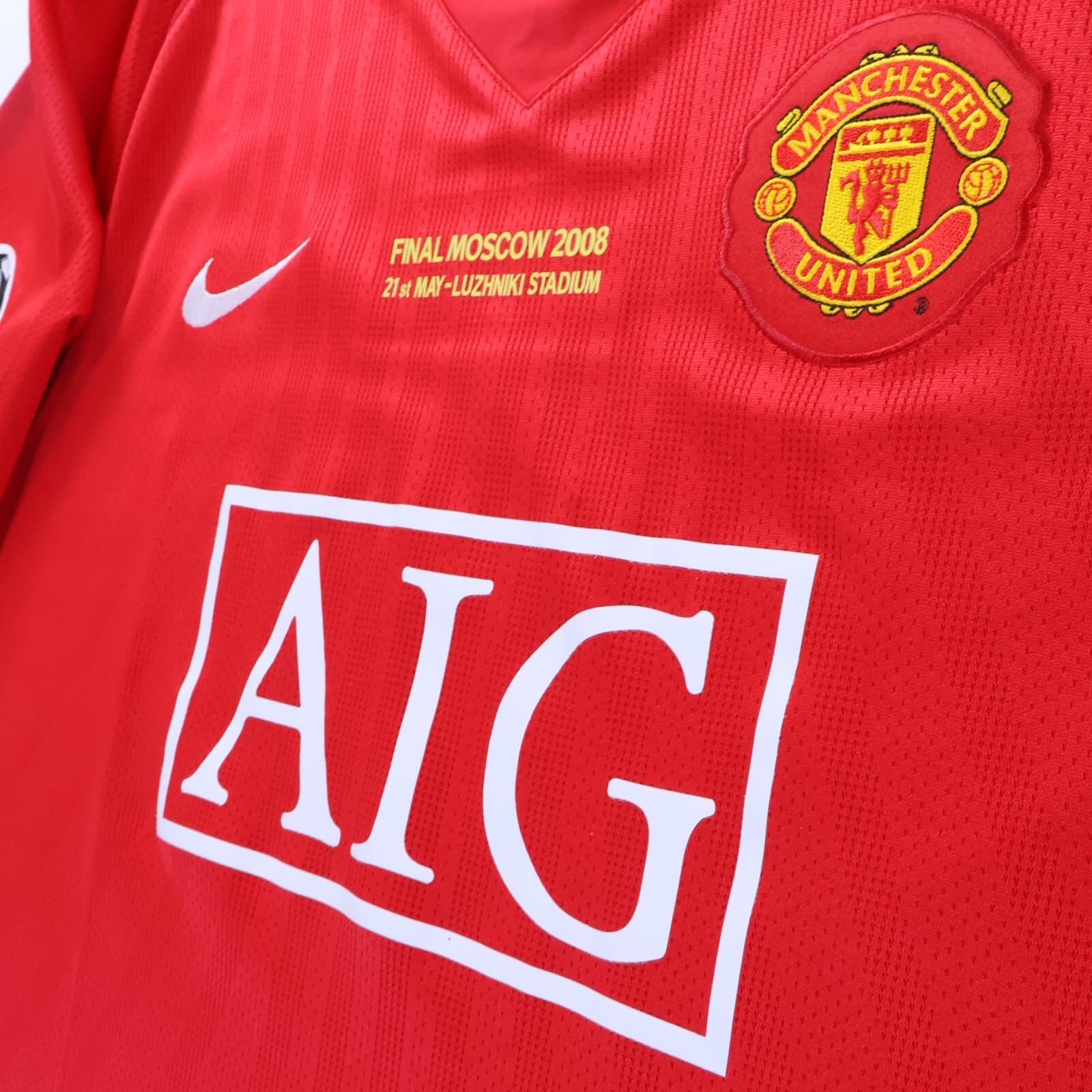 *MINT* Manchester United Ronaldo #7 2007/09 Home Shirt - XL
