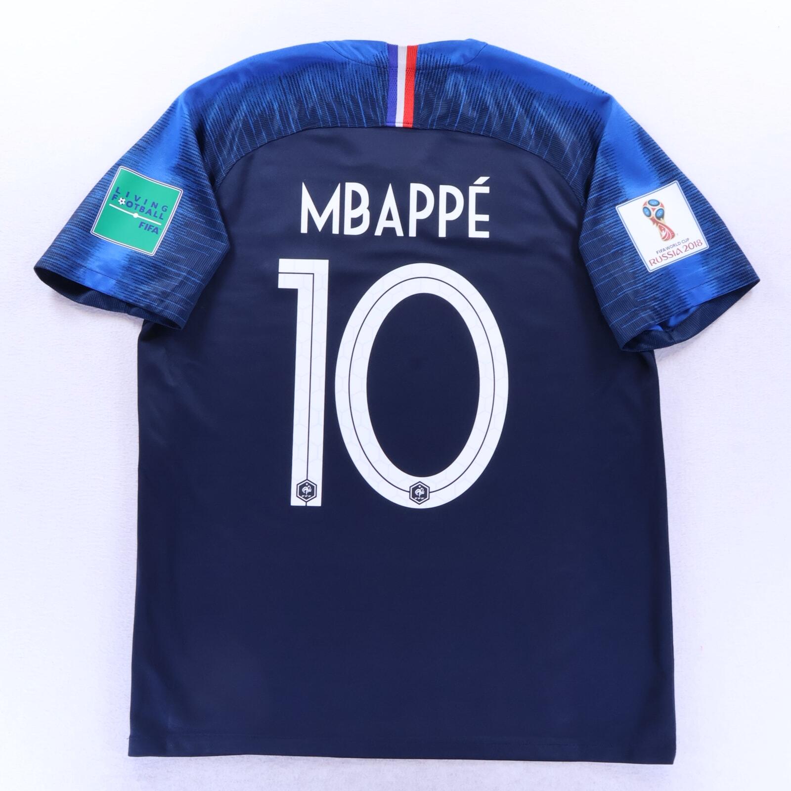 *MINT* France Mbappé #10 2018/19 Home Shirt - L