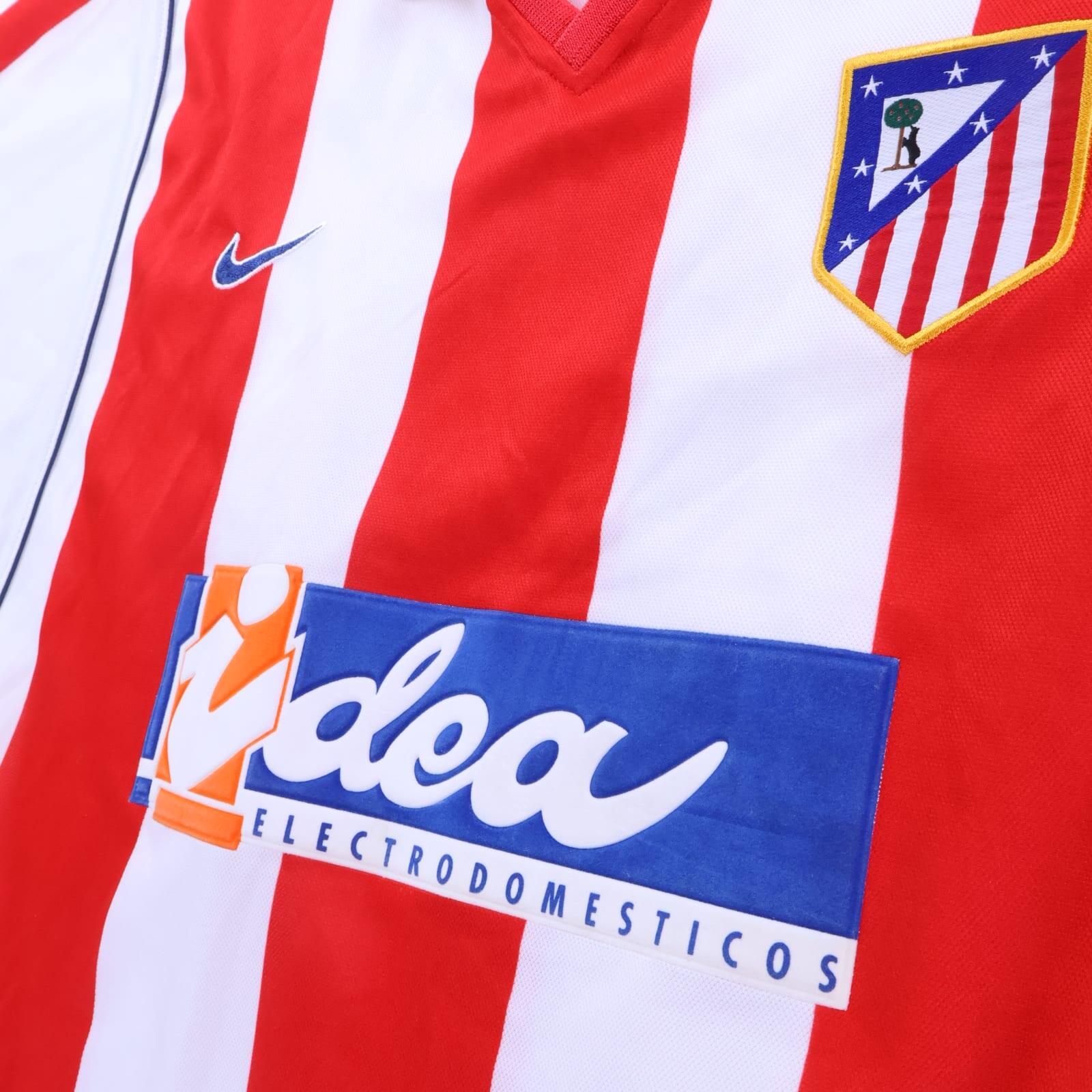 *MINT* Atlético De Madrid F. Torres #9 2001/02 Home Shirt - M