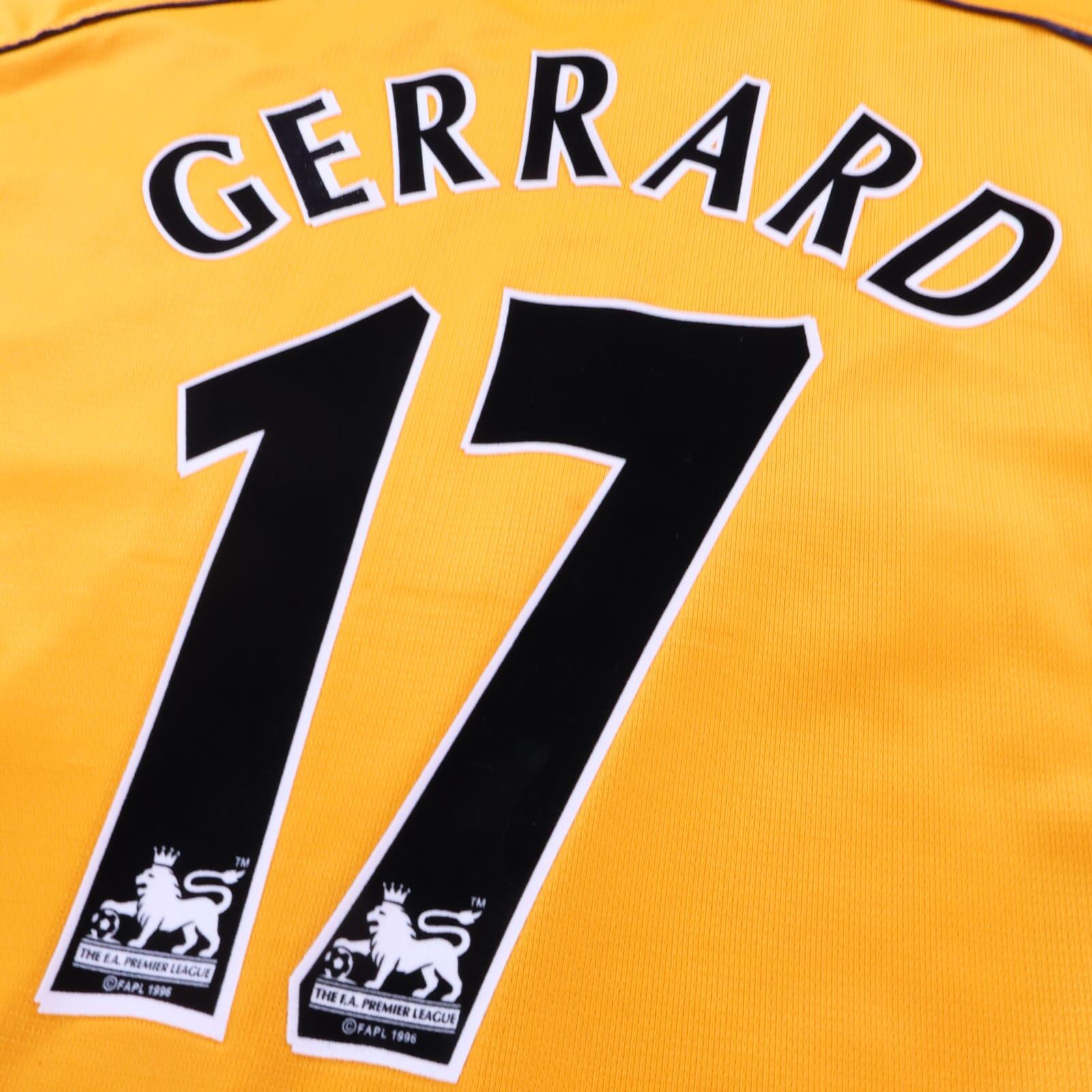 *MINT* Liverpool F.C Gerrard #17 2000/02 Away Shirt - 3XL