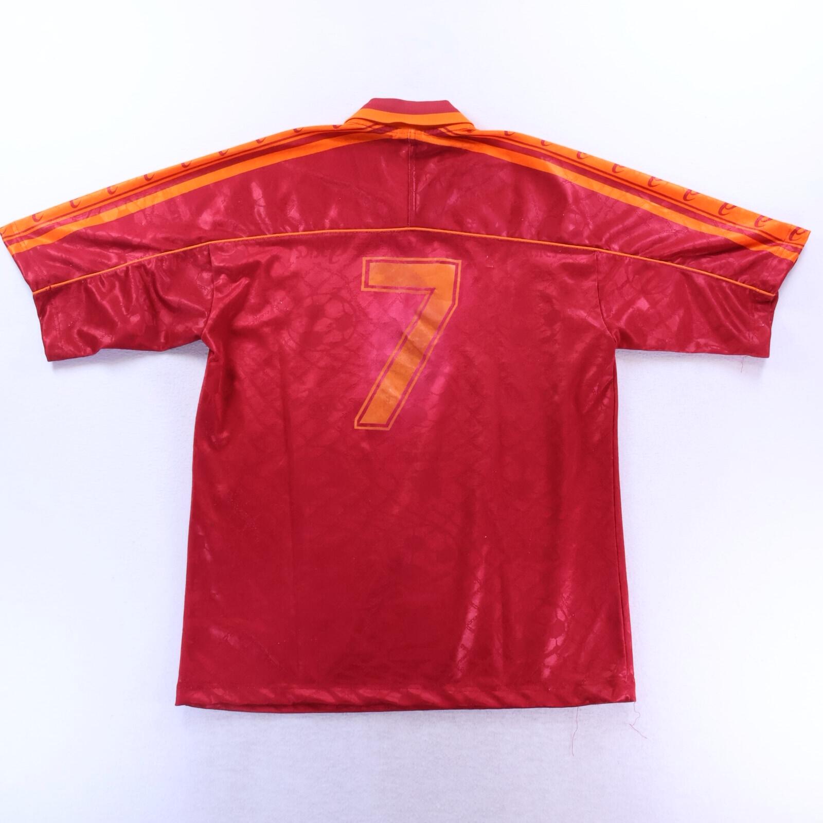 As Roma #7 1995/96 Home Shirt - M