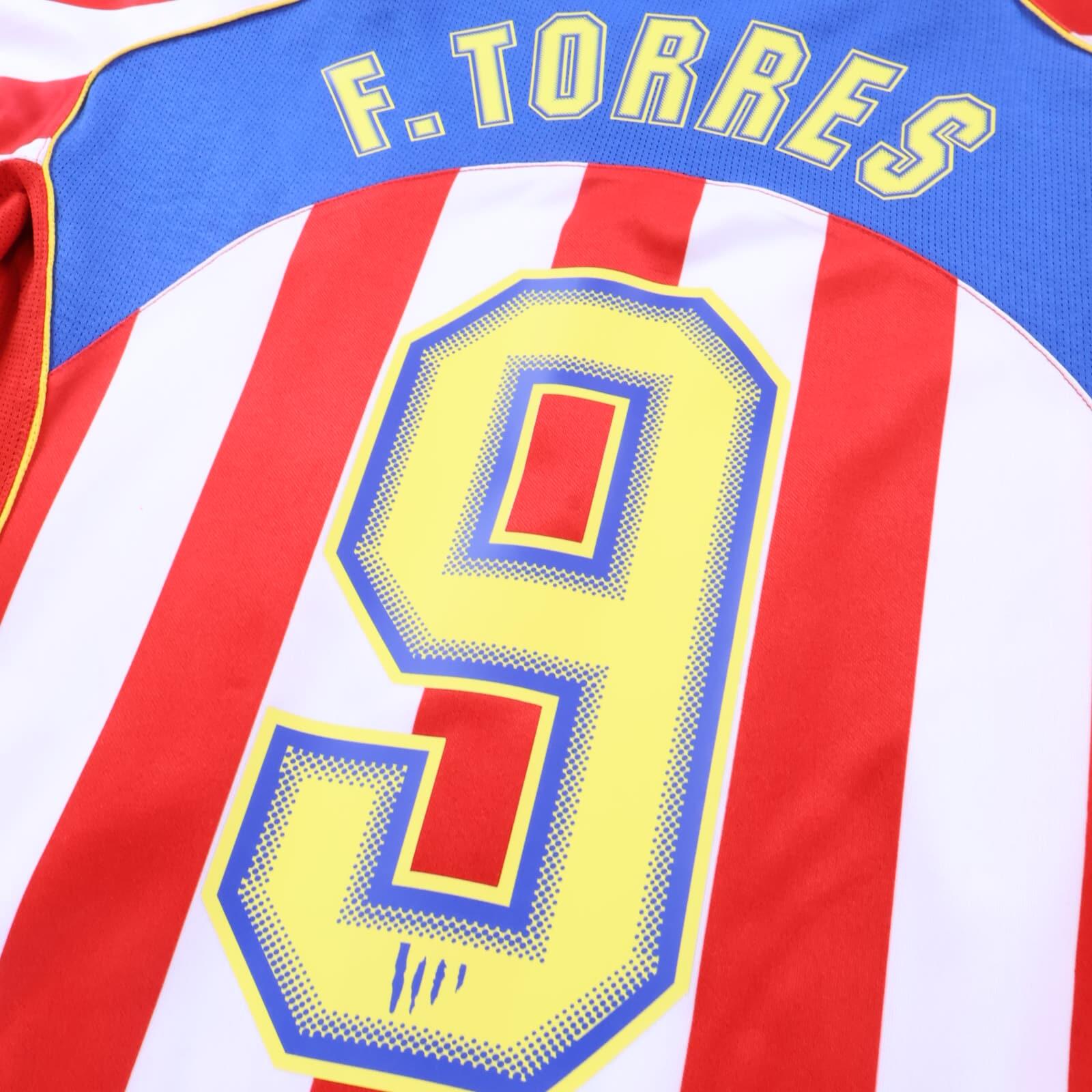 *MINT* Atlético De Madrid F. Torres #9 2004/05 Home Shirt - L