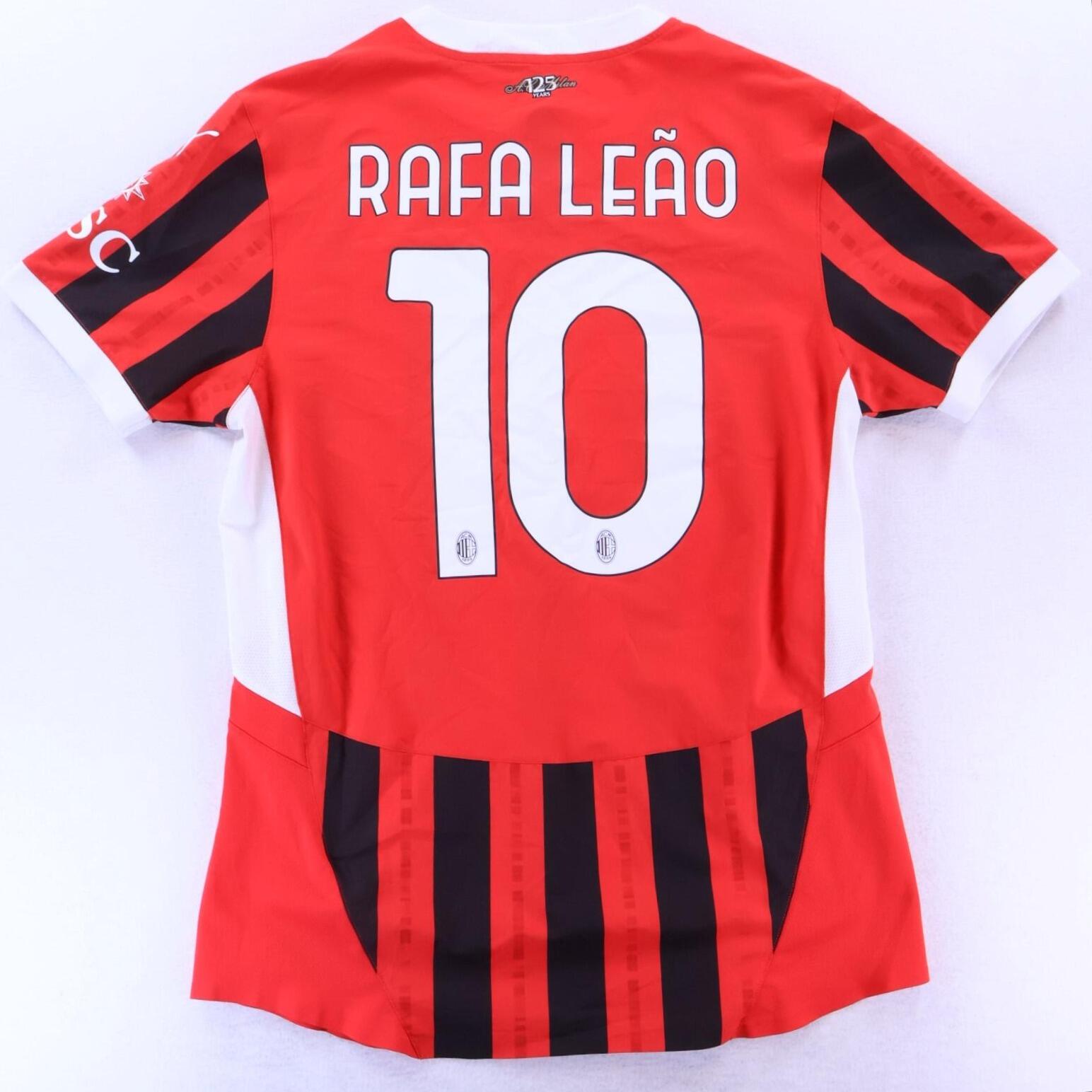 *MINT* Ac Milan Rafa Leao #10 2024/25 Home Shirt - Player Issue - L