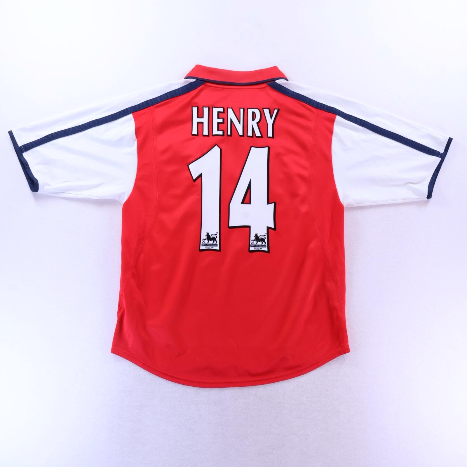 *MINT* Arsenal Henry #14 2000/02 Home Shirt - M
