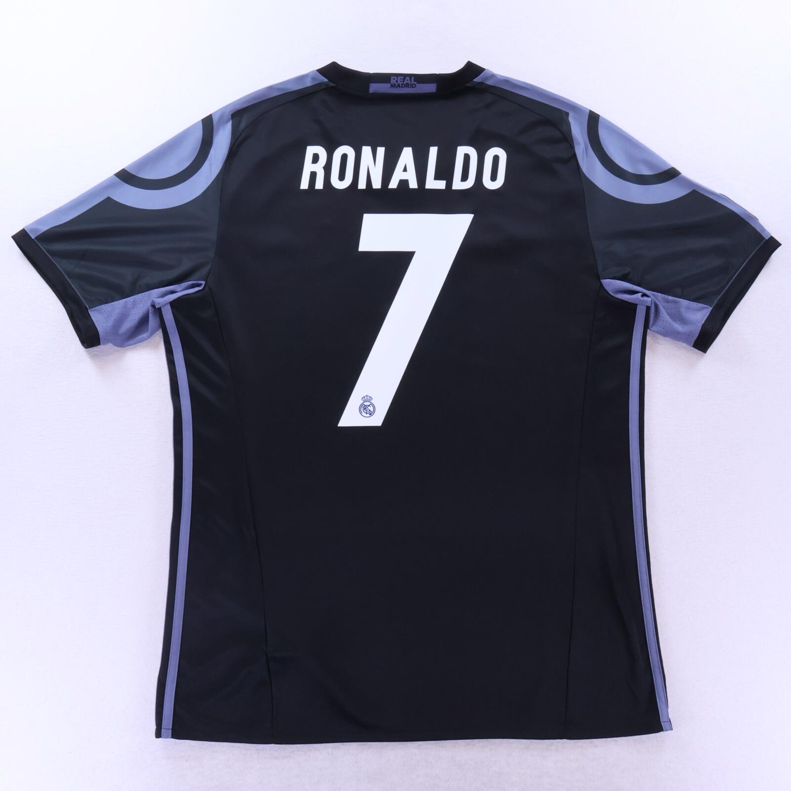 *MINT* Real Madrid Ronaldo #7 2016/17 Third Shirt - L