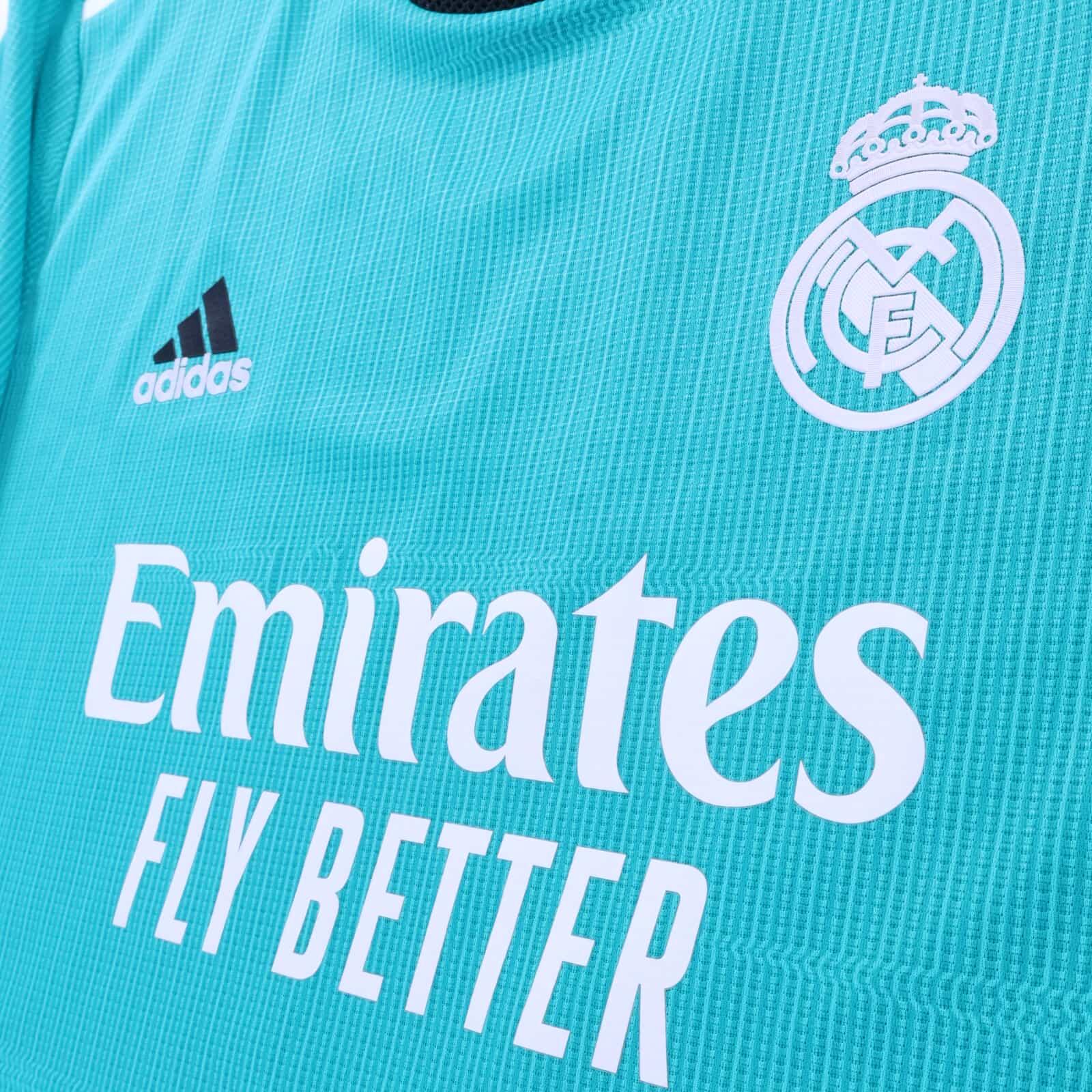 *MINT* Real Madrid Benzema #9 2021/22 Third Shirt - Player Issue - XL