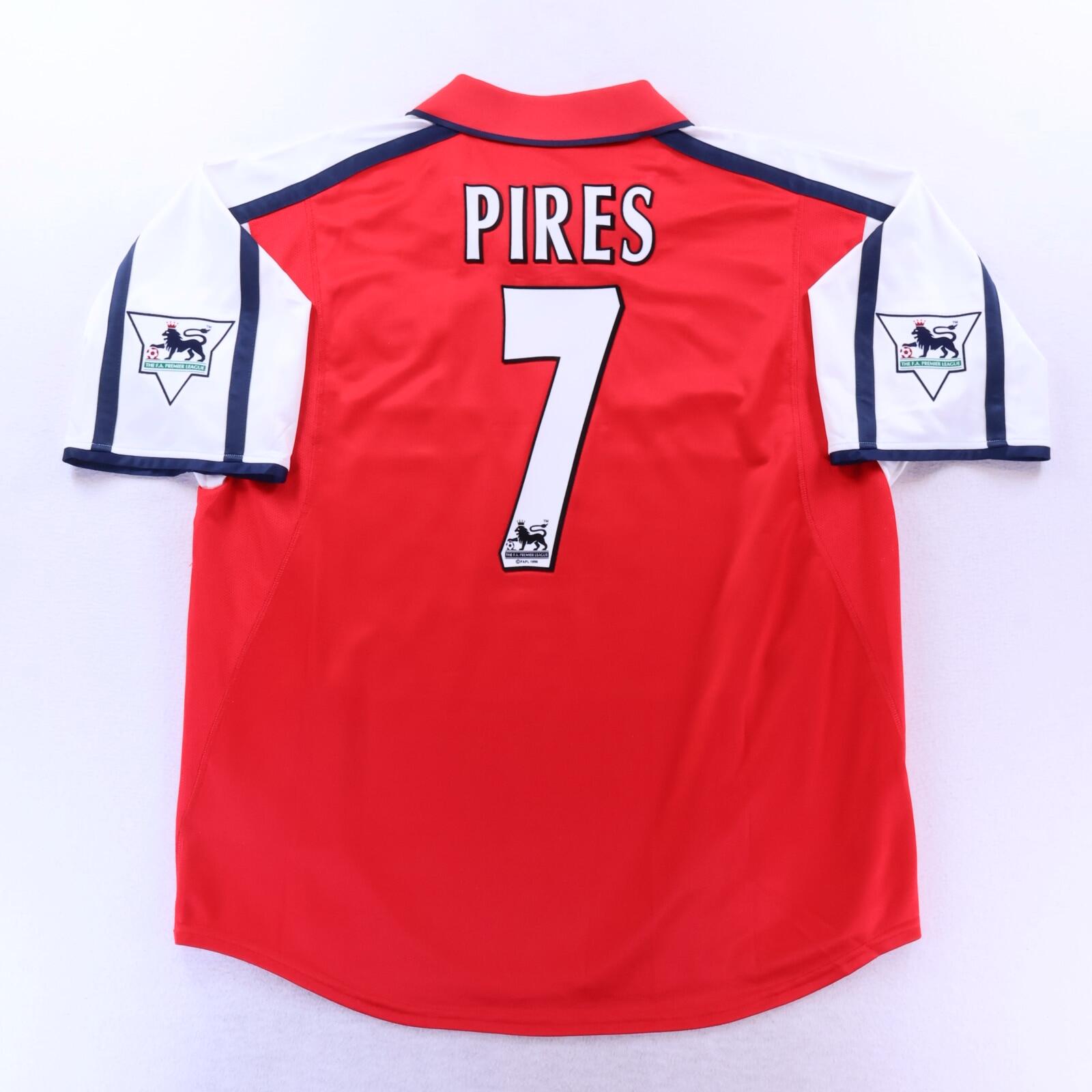 Arsenal Pires #7 2000/02 Home Shirt - XL