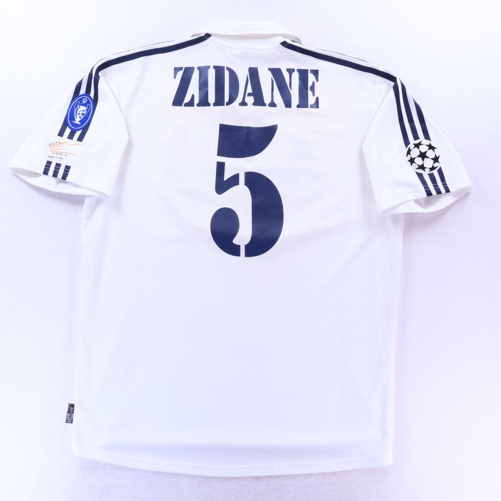 Real Madrid Zidane #5 2002/03 Home Shirt - L