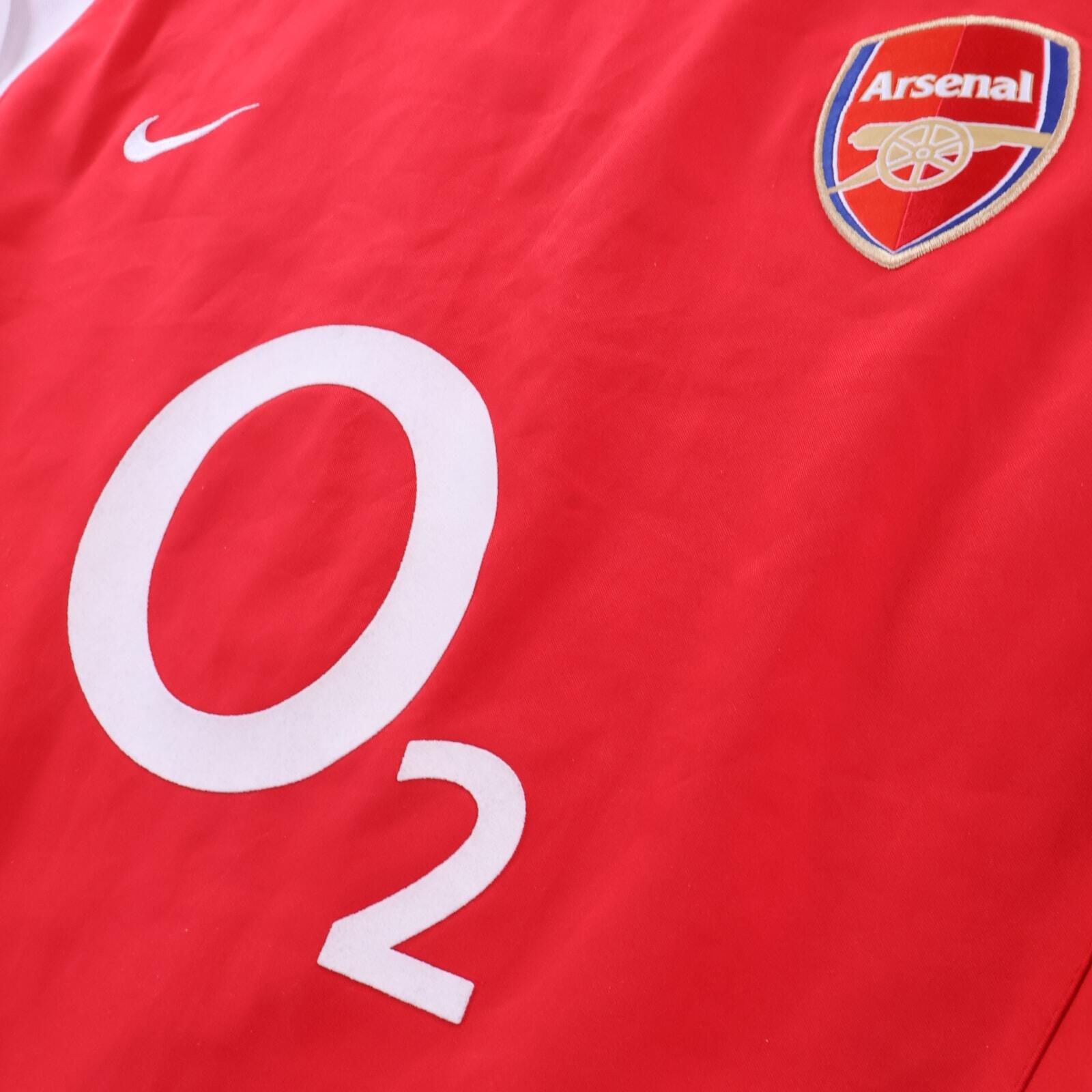 Arsenal bergkamp #10 2002/04 Home Shirt - 2XL