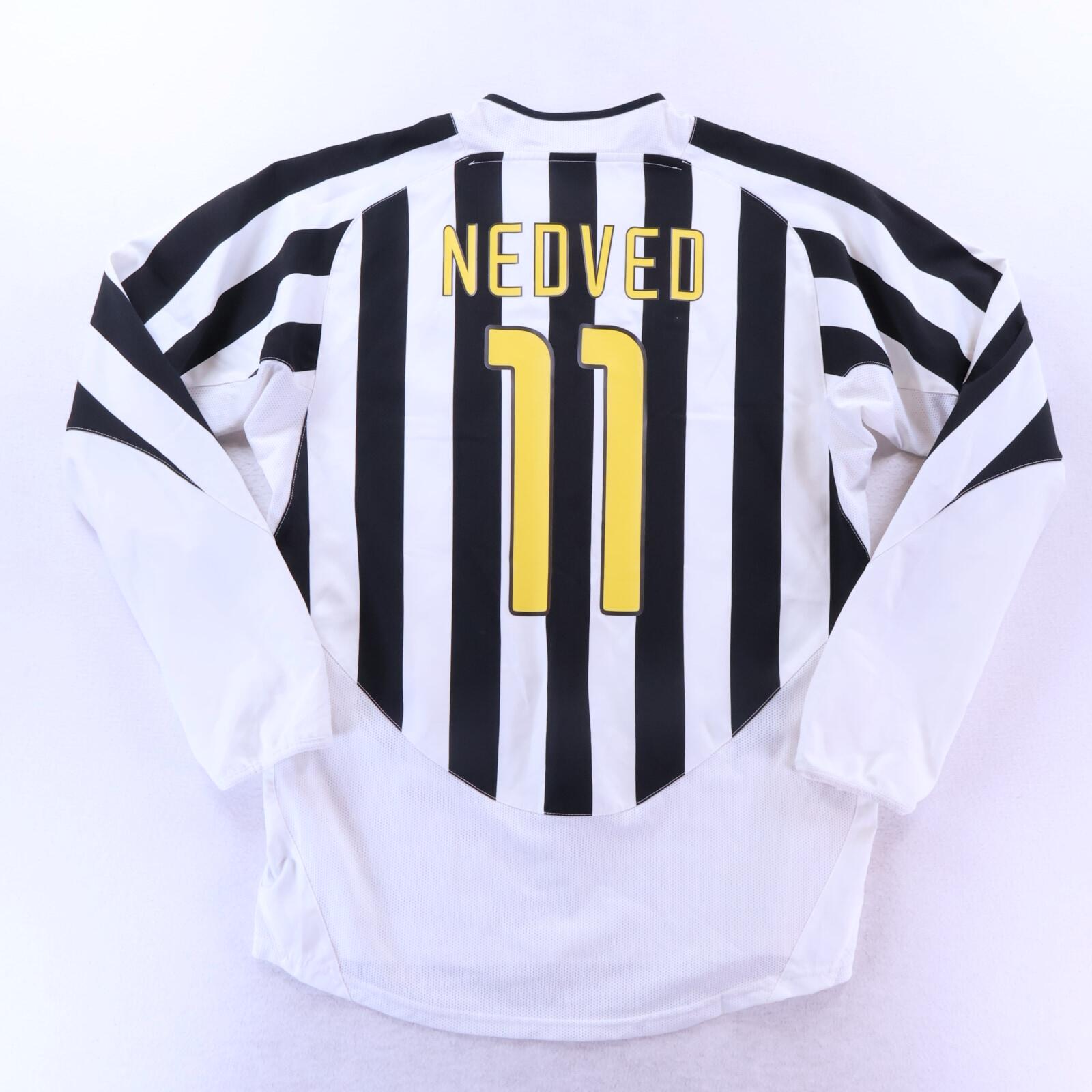 Juventus Nedved #11 2003/04 Home Shirt - Long Sleeve - M