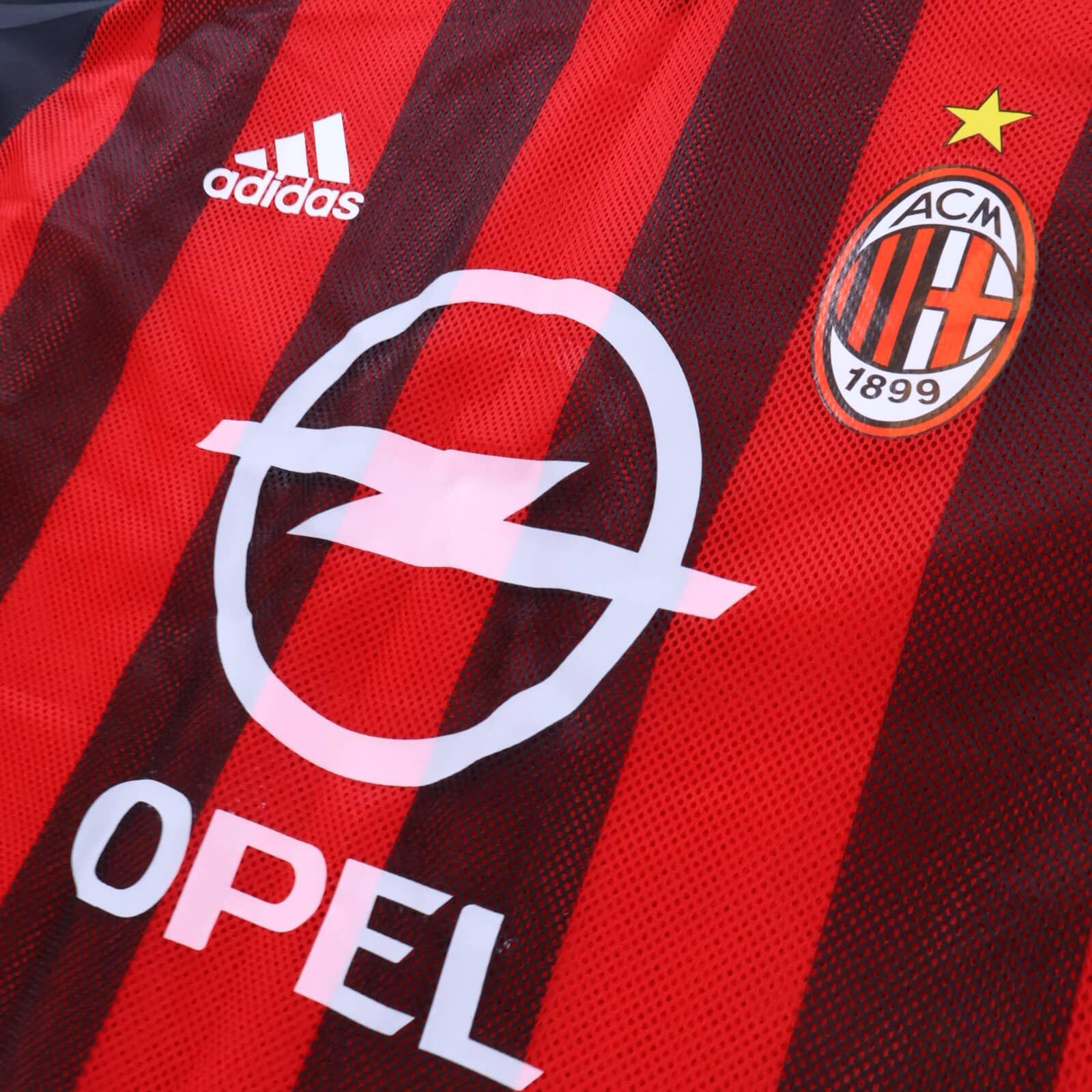 Ac Milan Maldini #3 2002/05 Home Shirt - Player Issue - M
