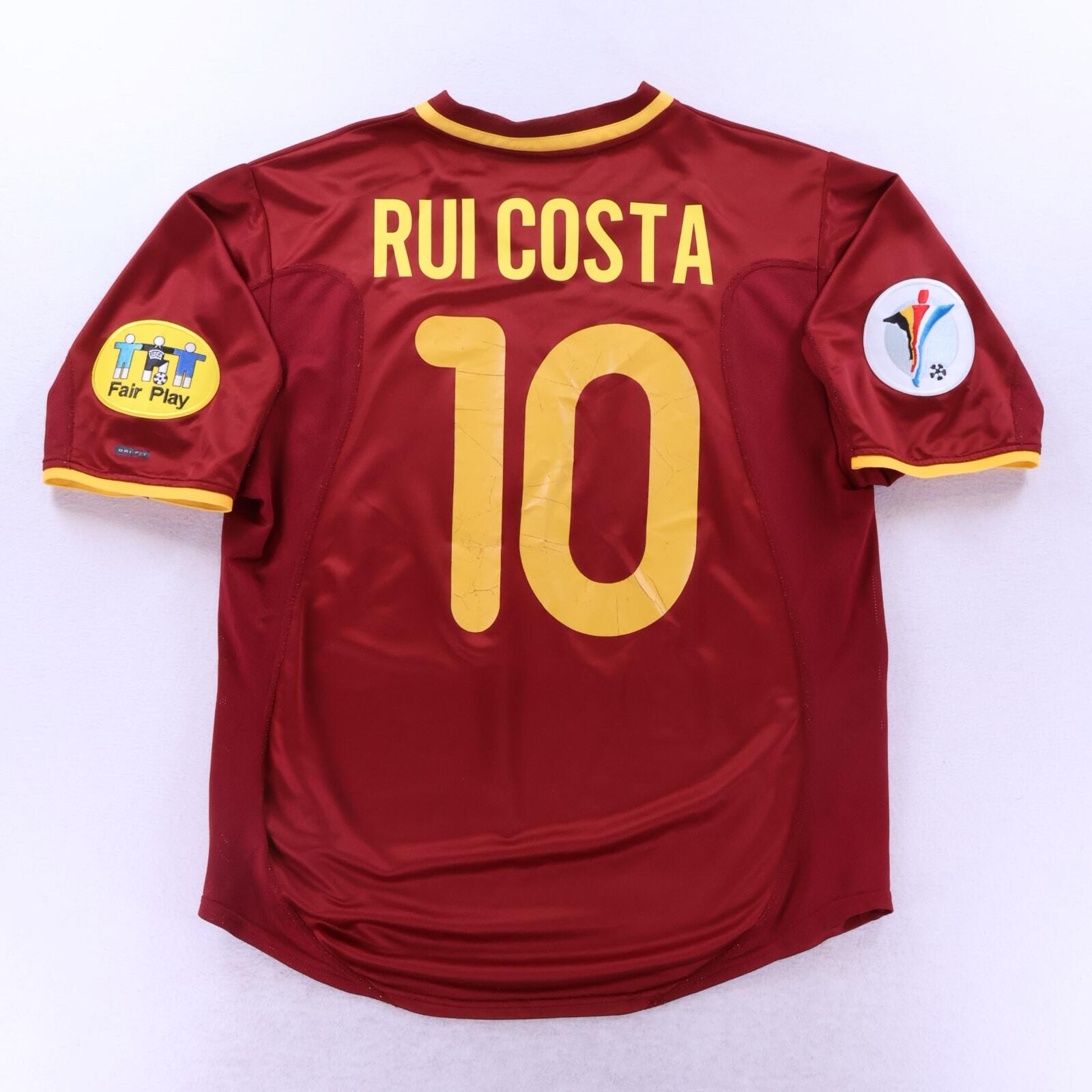 Portugal Rui Costa #10 2002 Home Shirt - M