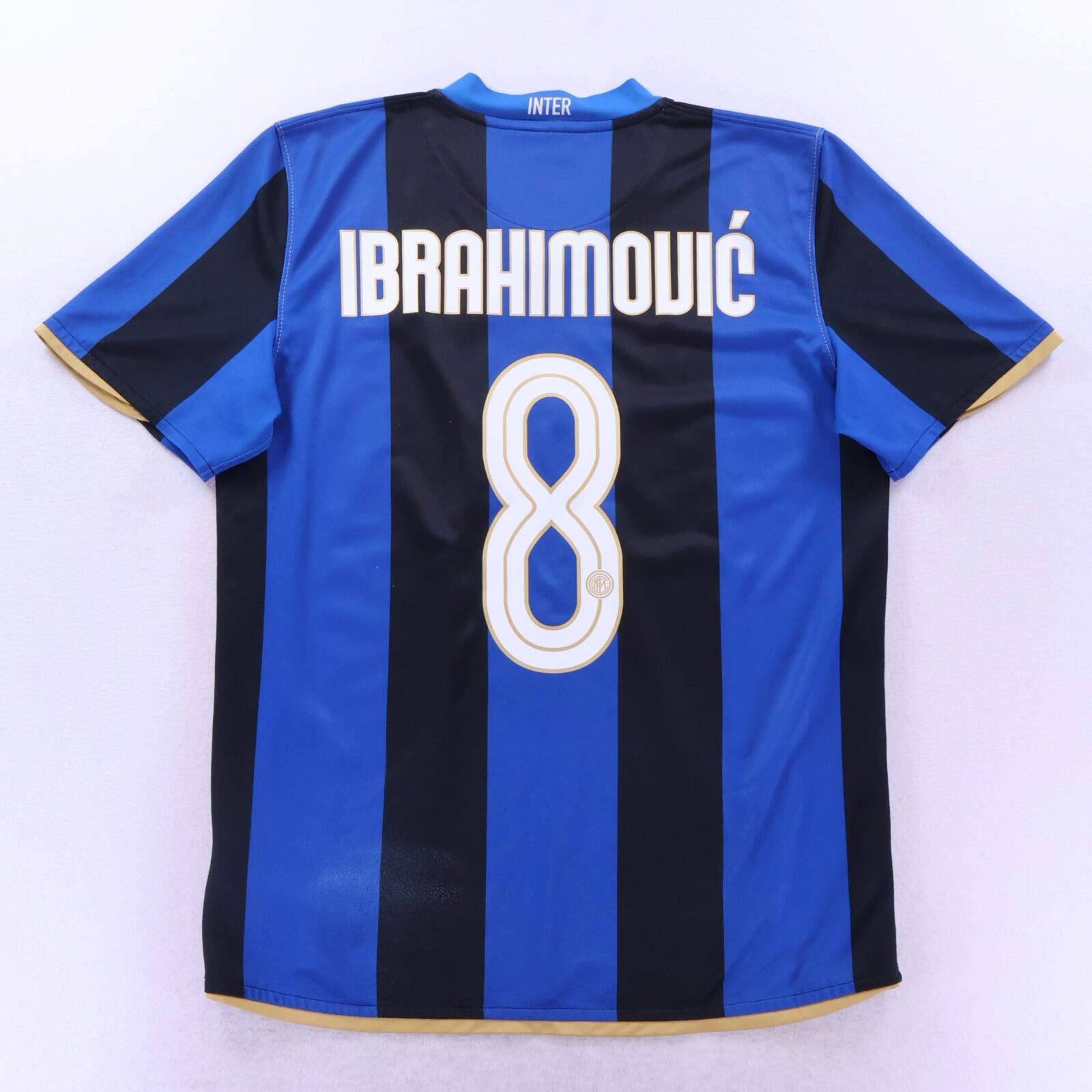 Inter Milan Ibrahimović #8 2008/09 Home Shirt - M