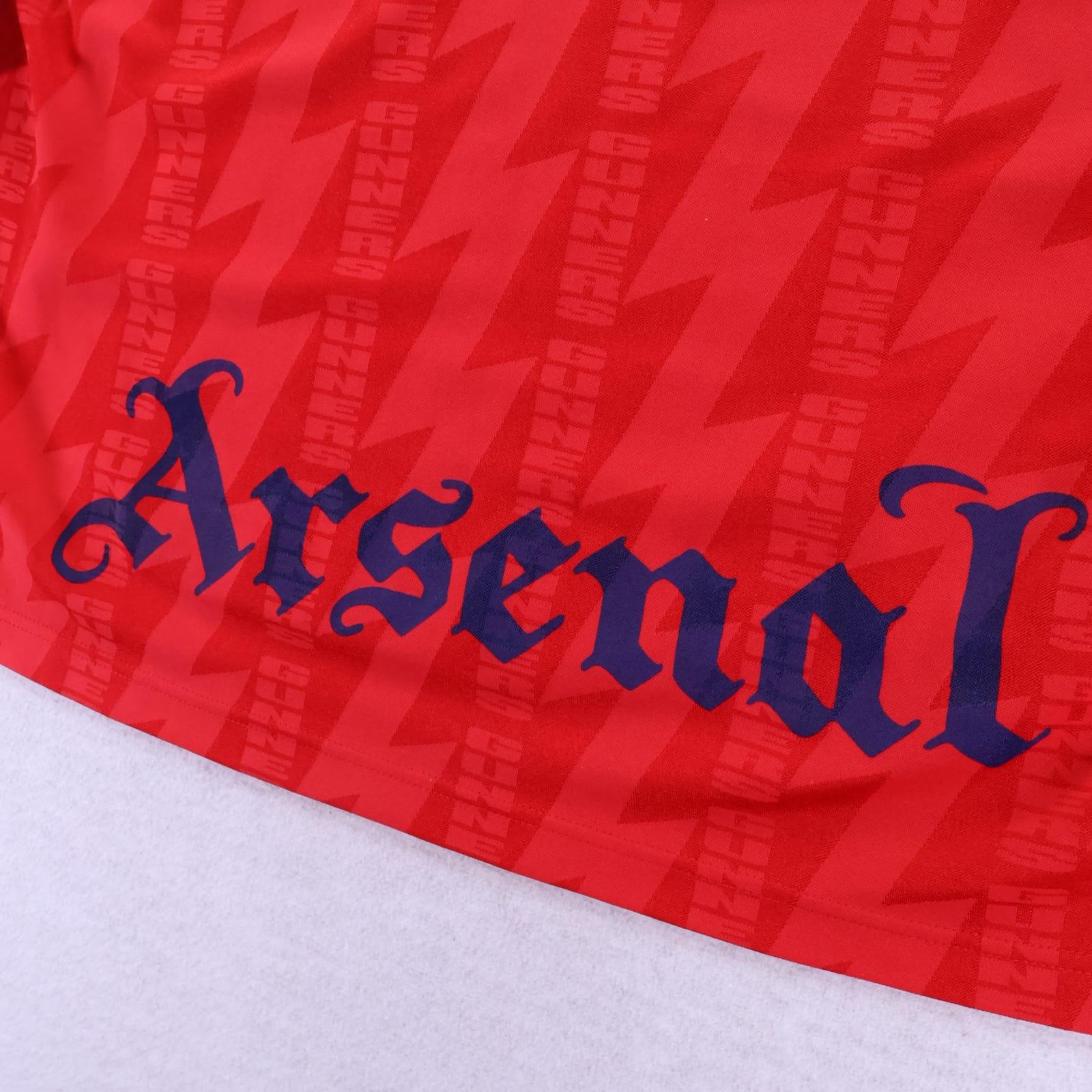 Arsenal Bergkamp #10 1994/96 Home Shirt - Long Sleeve - L