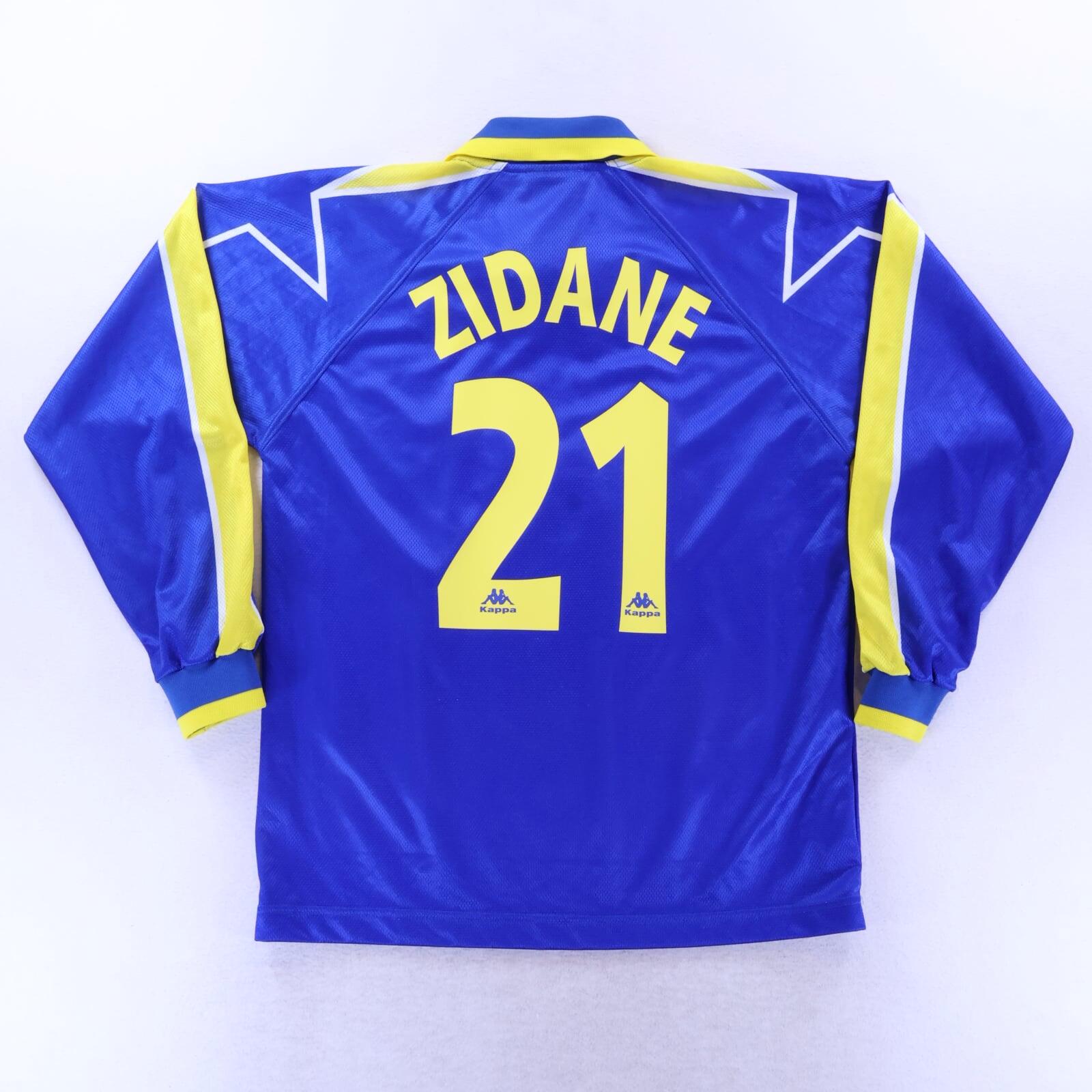 Juventus Zidane #21 1995/97 Away Shirt - L
