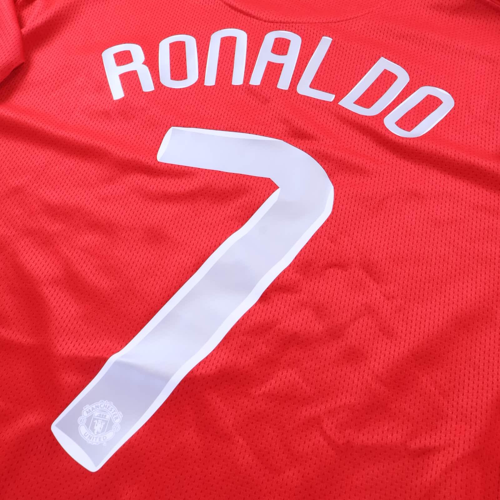 *MINT* Manchester United Ronaldo #7 2007/09 Home Shirt - 2XL