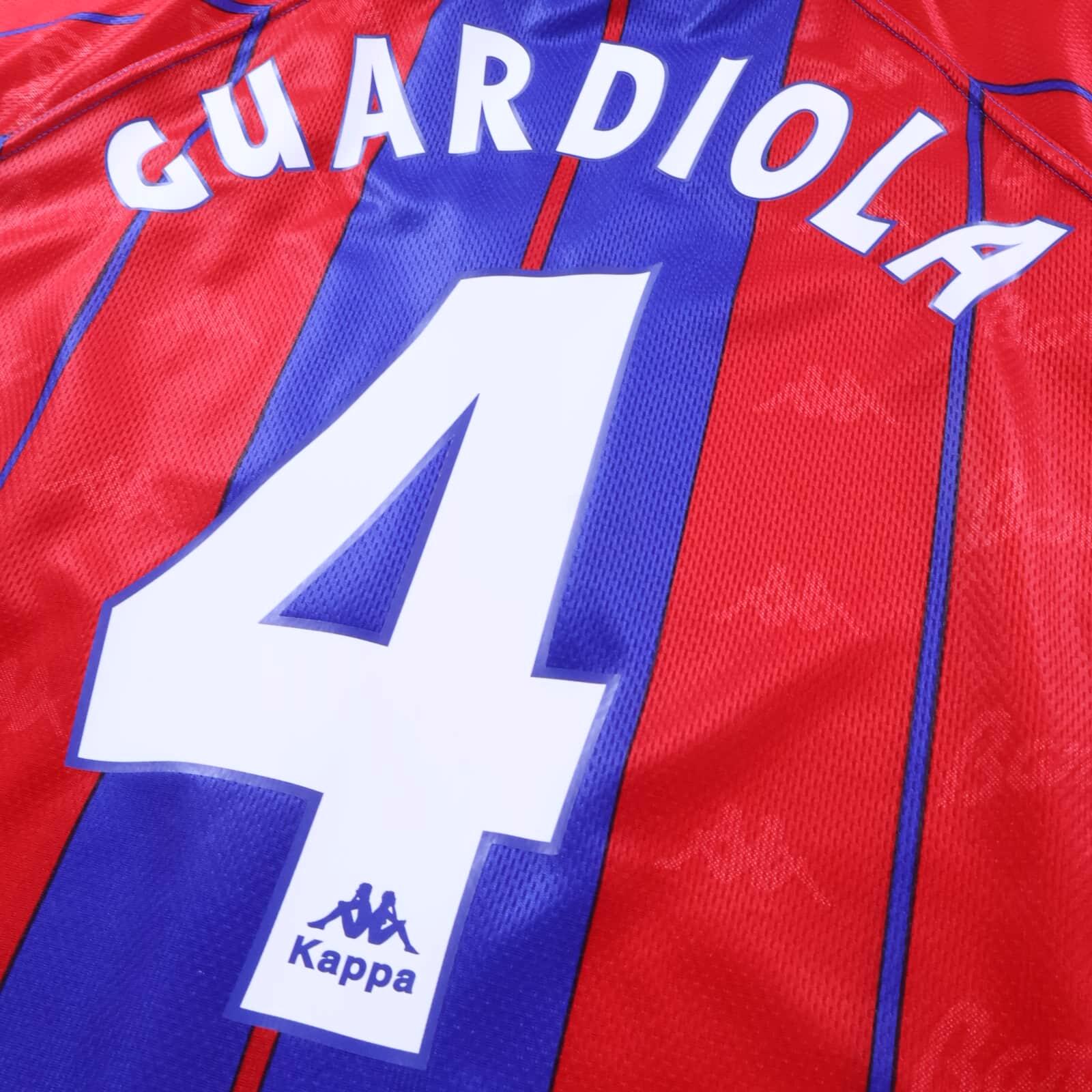 Barcelona Guardiola #4 1997/98 Home Shirt - XL