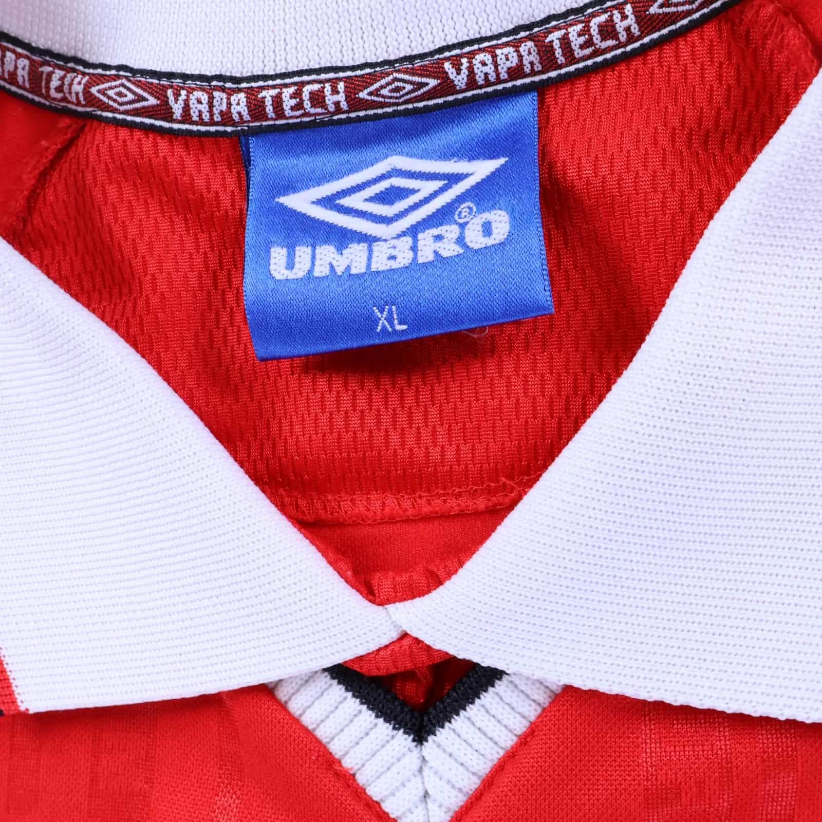 Manchester United Solskjaer #20 1997/00 Champions League Home Shirt - XL