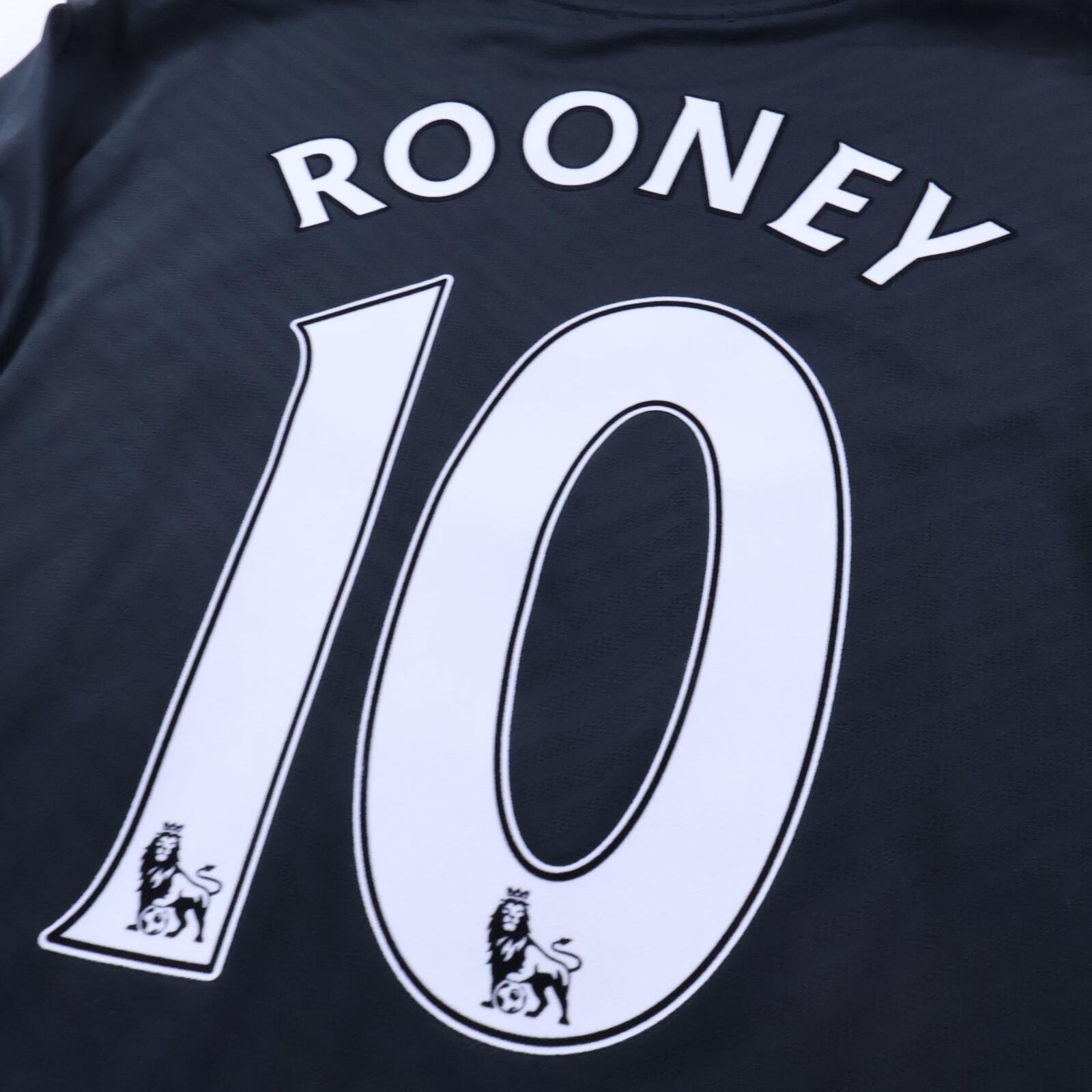 *MINT* Manchester United Rooney 2009/10 Away Shirt - Long Sleeve - XL