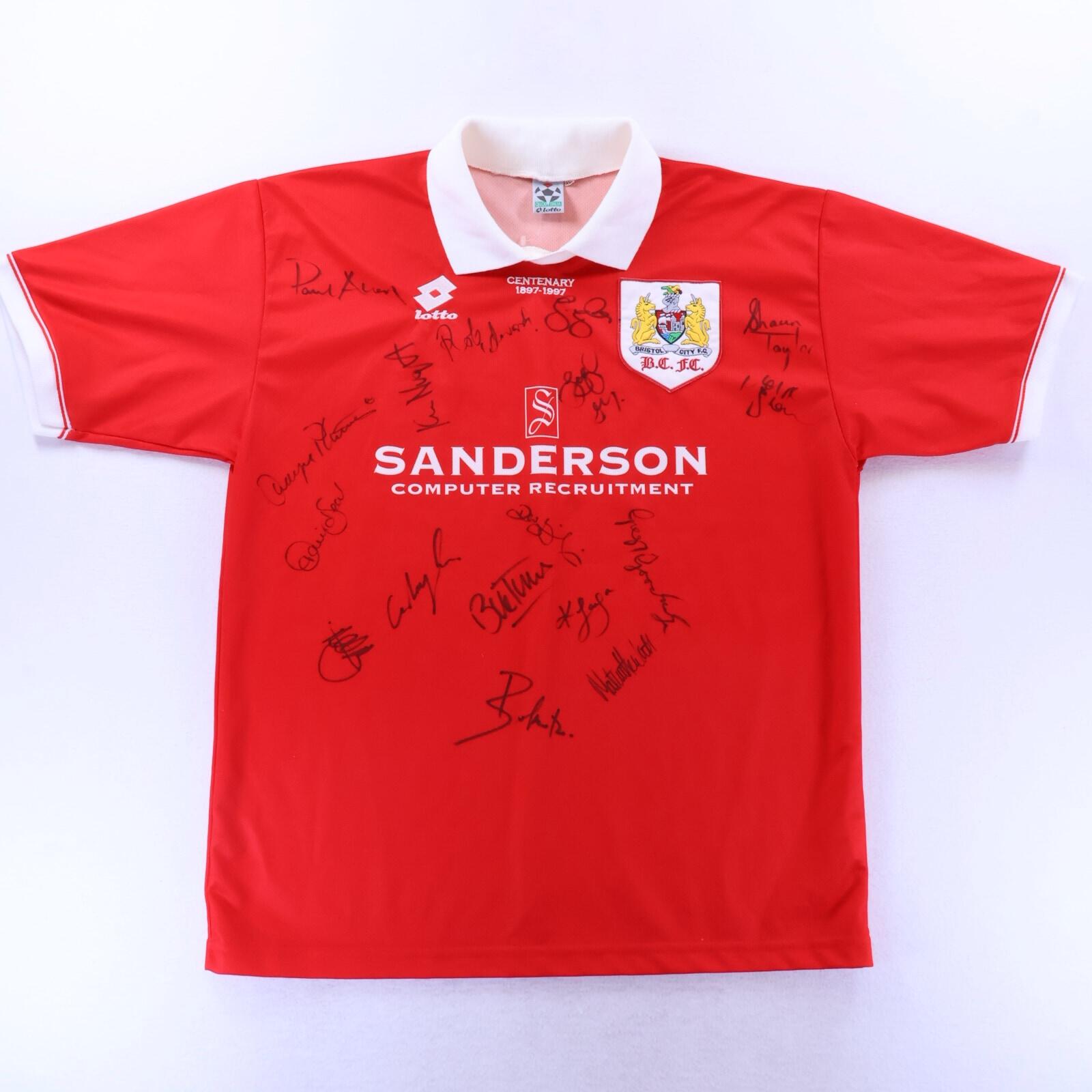 Bristol City F.C 1996/97 Home Shirt - 2XL