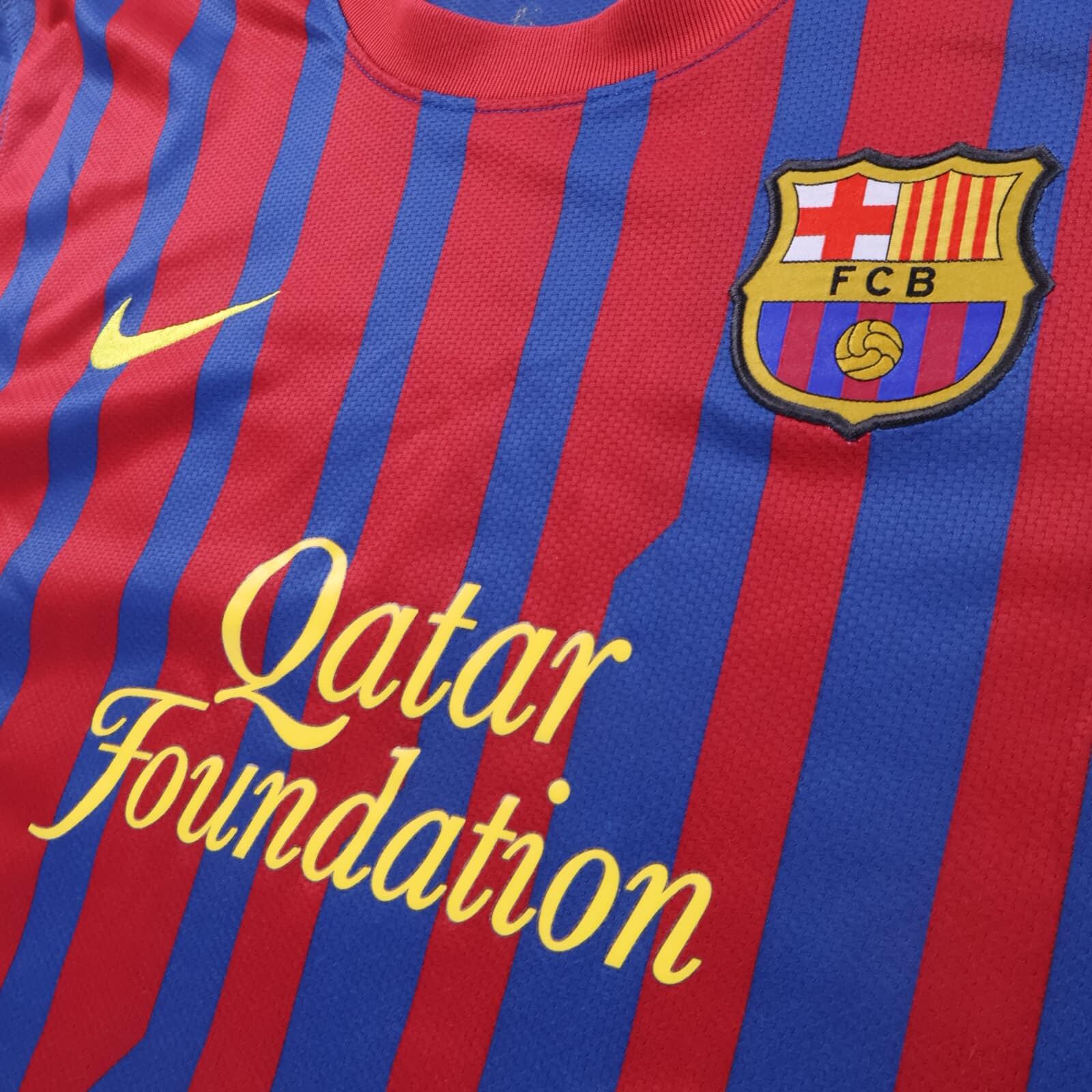 Barcelona Messi #10 2011/12 Home Shirt - Long Sleeve - XL