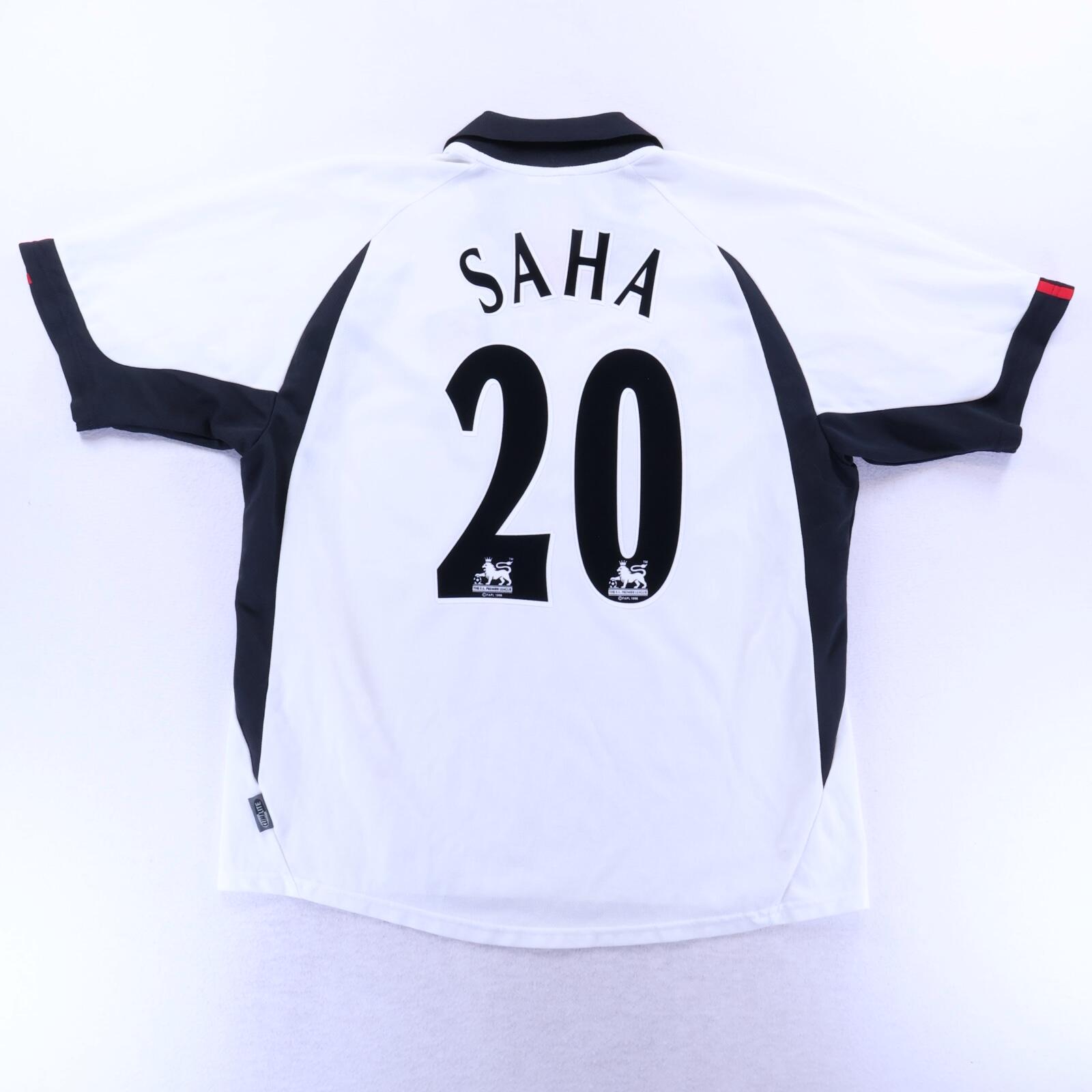 Fulham F.C Saha #20 2001/02 Home Shirt - XL