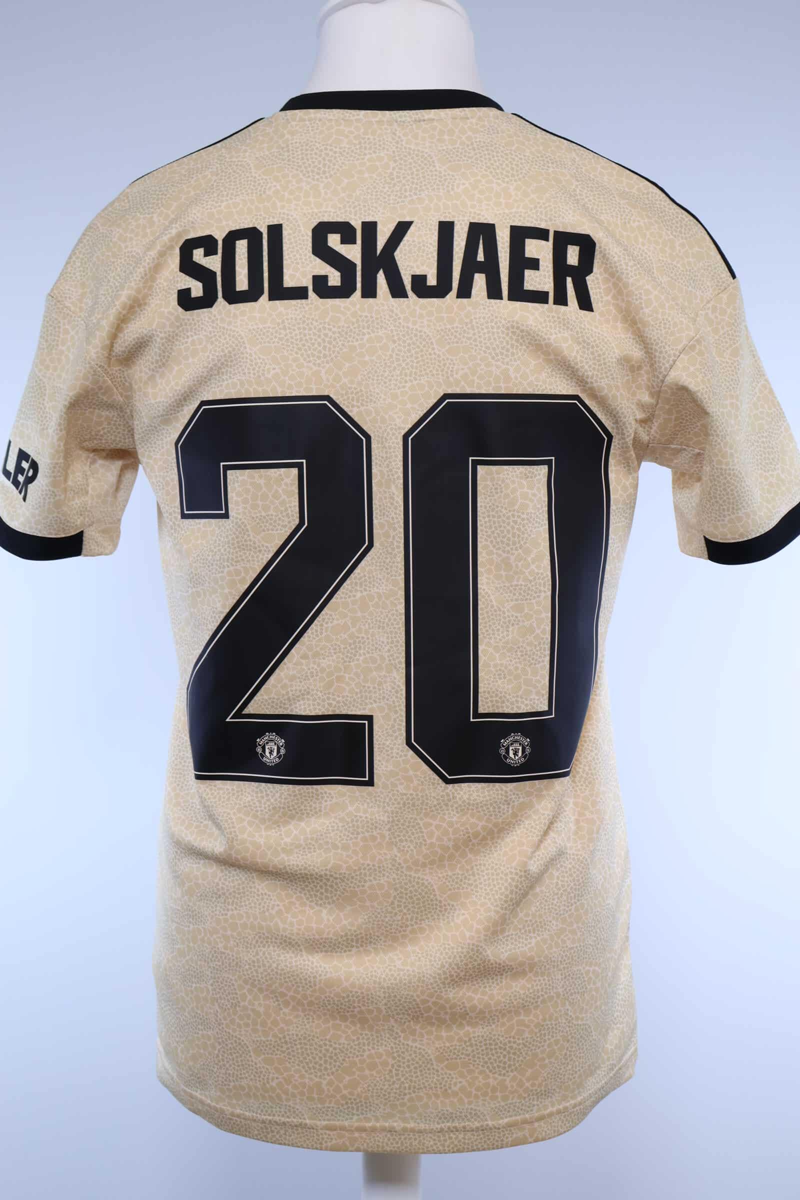 Manchester United 2019/20 Solskjaer #20 Away Shirt - SAuthentic Original Football Shirt