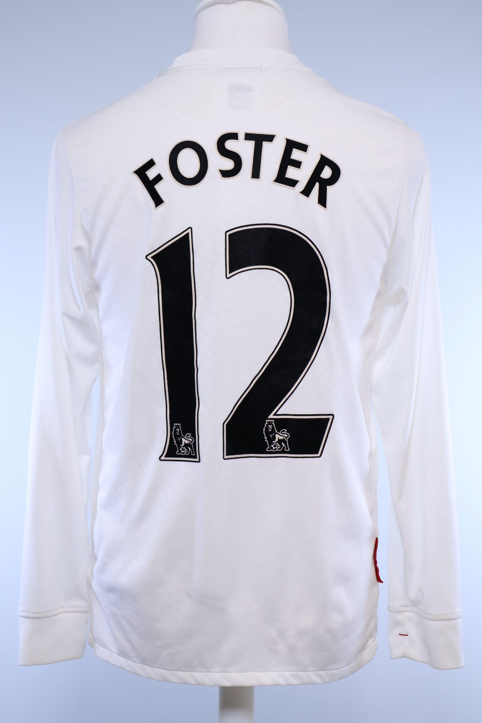 Manchester United 2009/10 Foster #12 Goalkeeper Shirt - SAuthentic Original Football Shirt