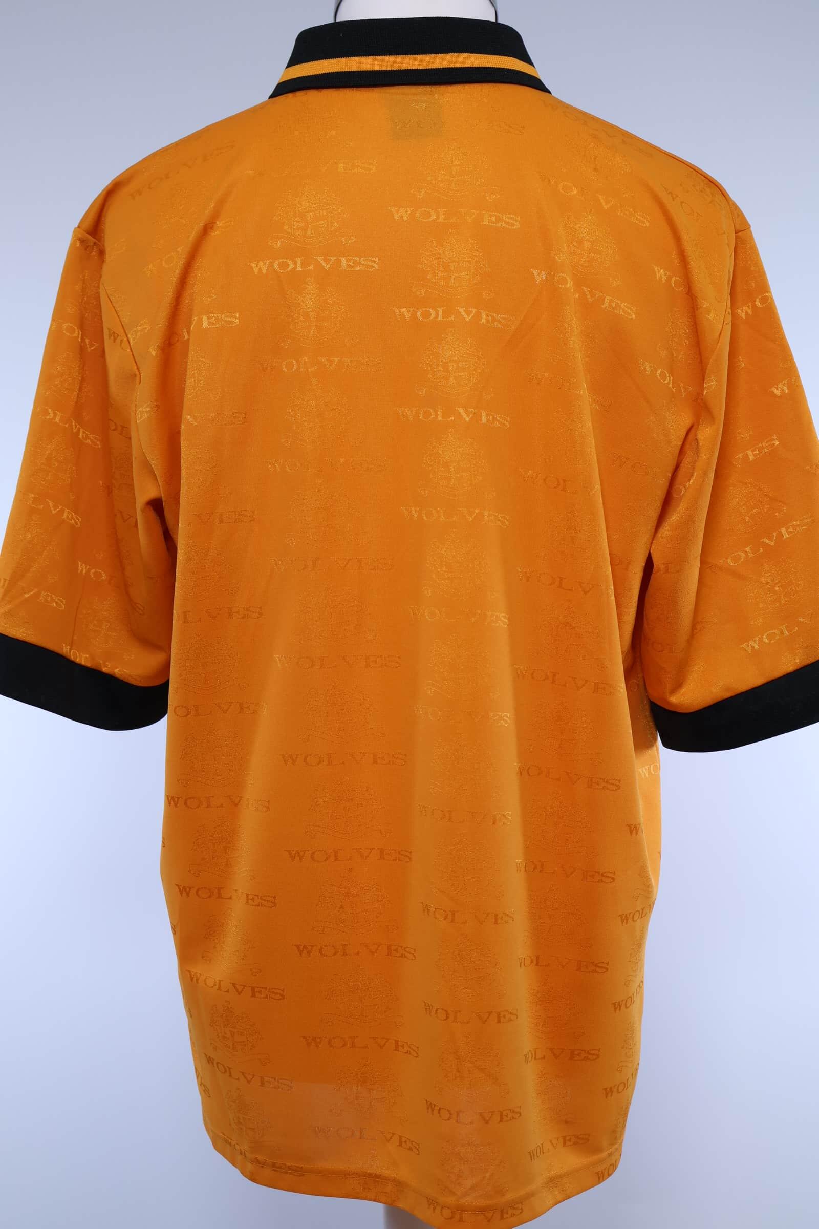 Wolverhampton Wanderes F.C 1995/96 Home Shirt - L Authenic Original Football Shirt