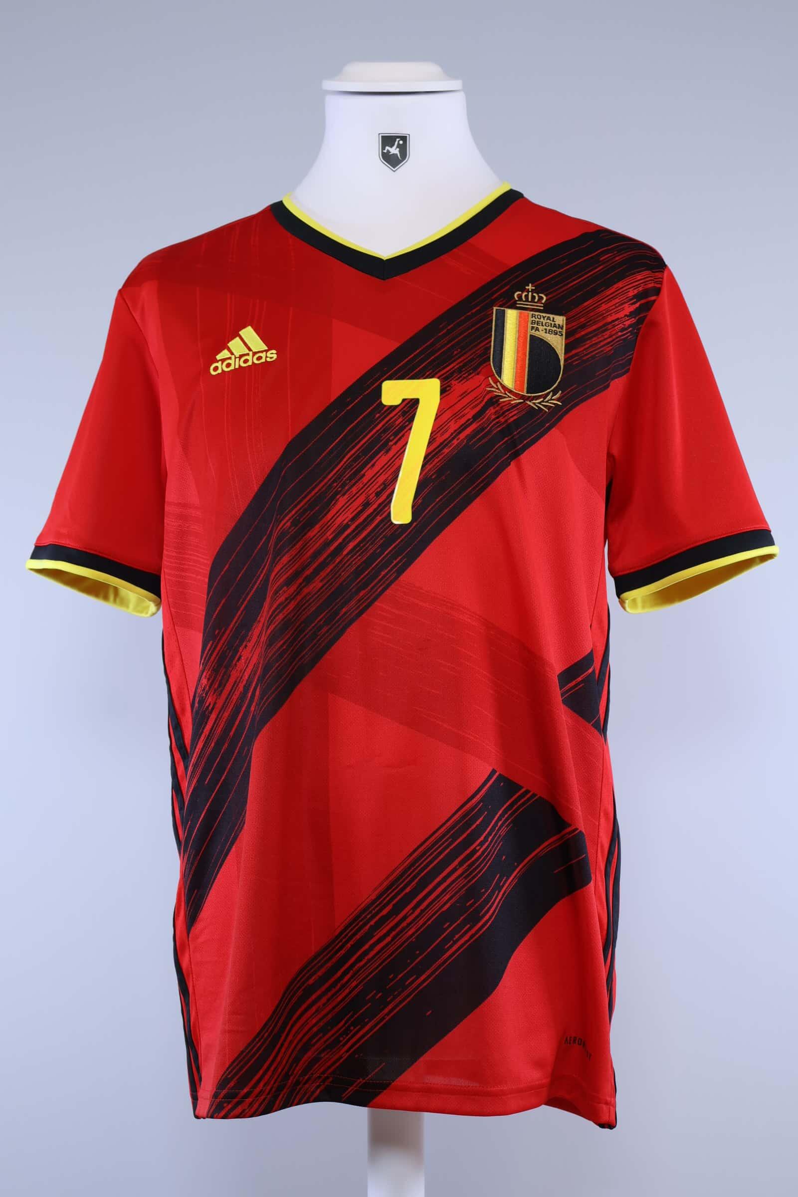 Belgium 2020/21 De Bruyne #7 Home Shirt - M Authenic Original Football Shirt