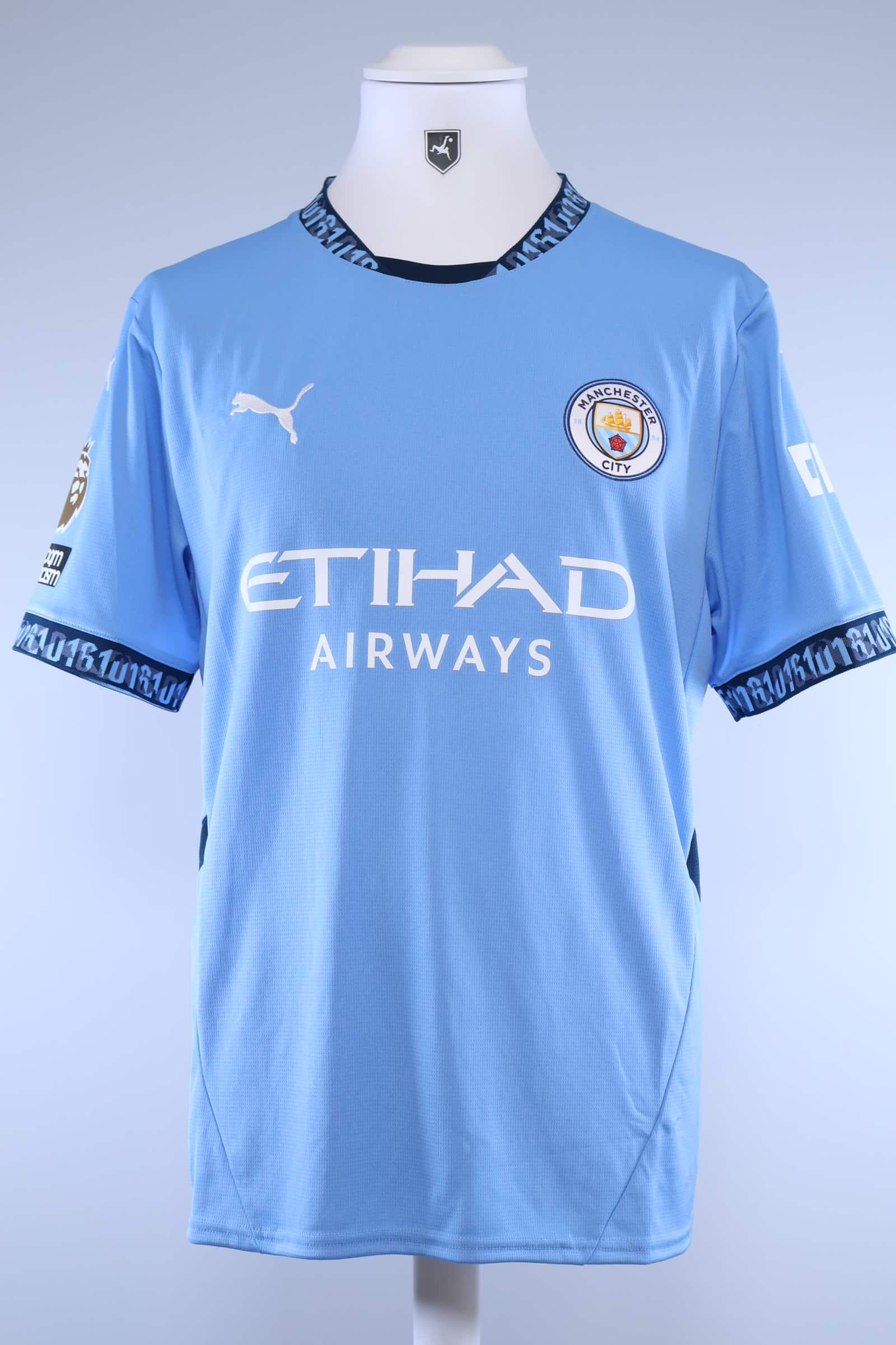 Manchester City 2024/25 Savinho #26 Home Shirt - L Authenic Original Football Shirt