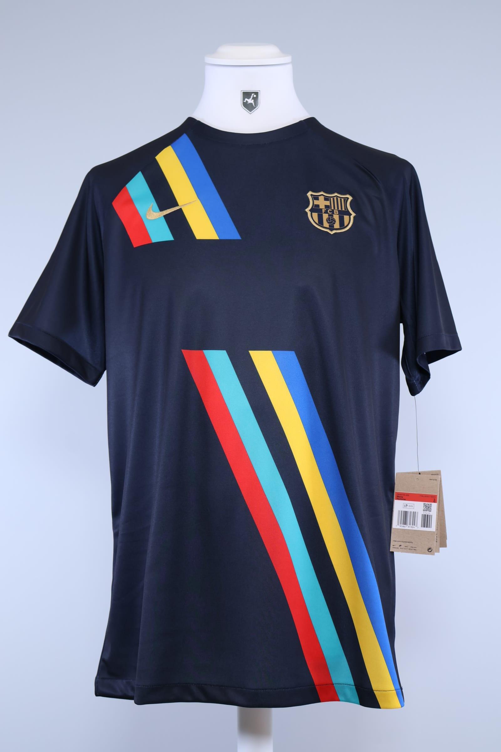 Barcelona 2022/23 Prematch Shirt - LAuthentic Original Football Shirt