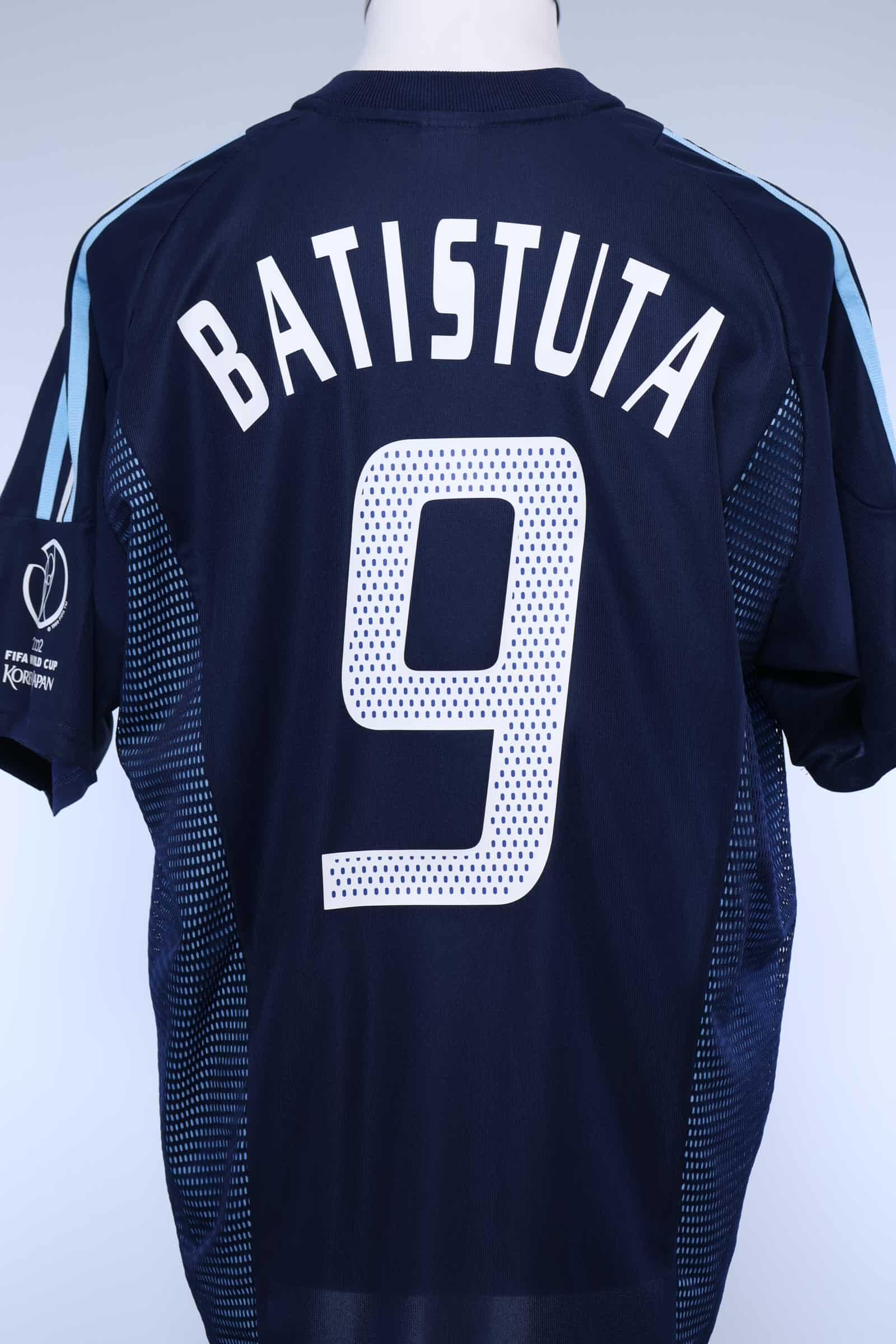 Argentina 2002/04 Batistuta #9 Away Shirt - XL Authenic Original Football Shirt