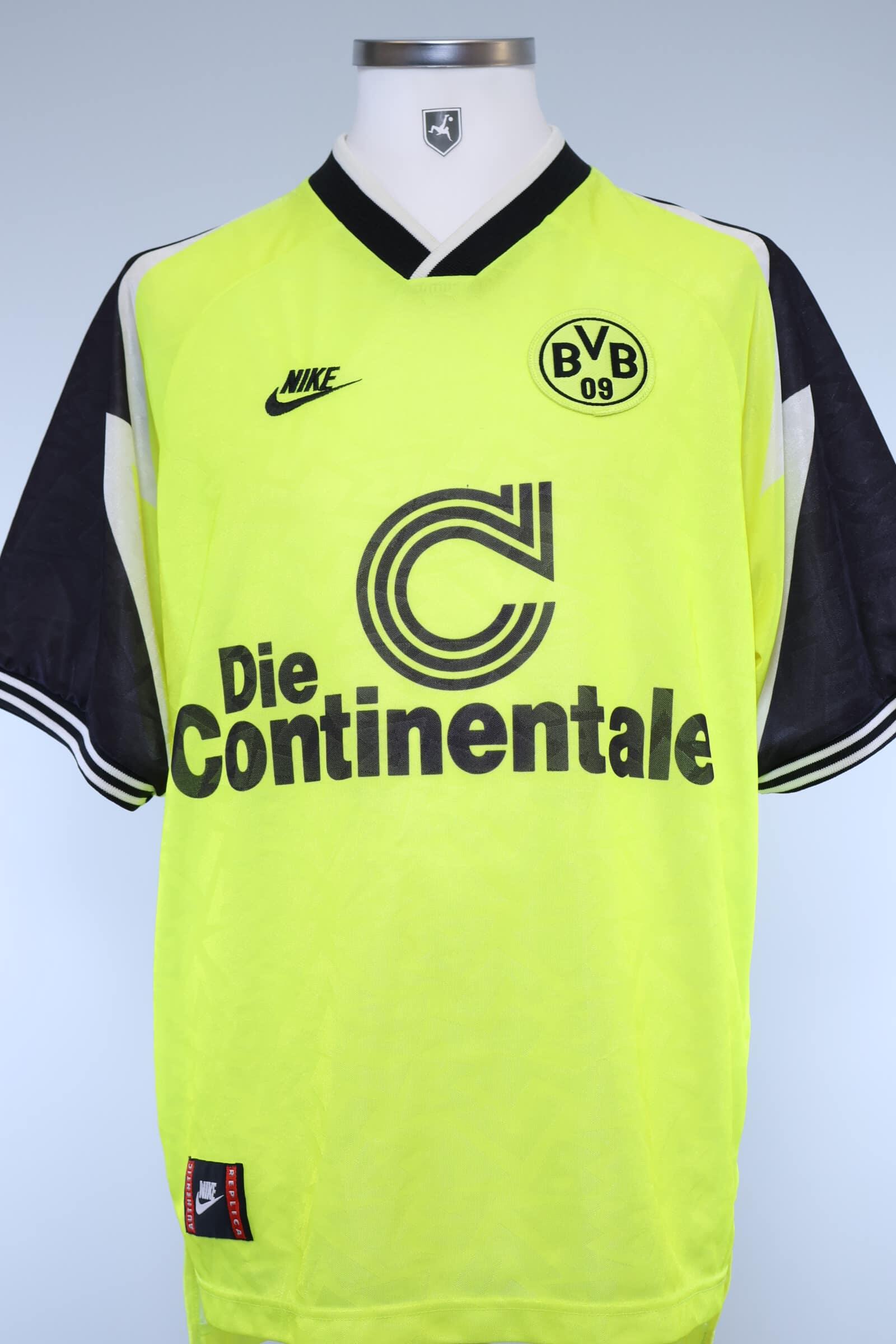 Borussia Dortmund 1995/96 Home Shirt - LAuthentic Original Football Shirt