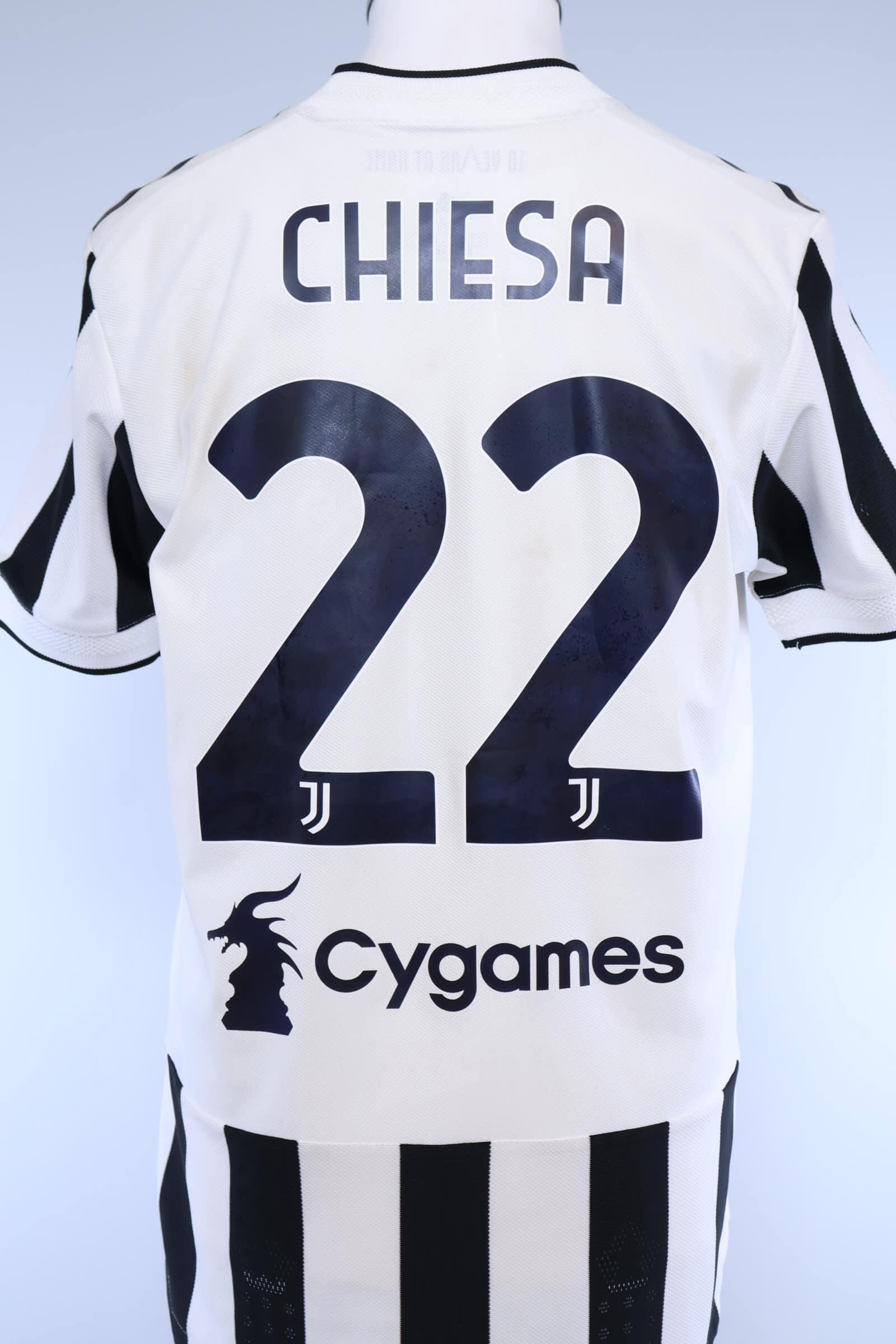 Juventus 2021/22 Chiesa #22 Home Shirt - MAuthentic Original Football Shirt