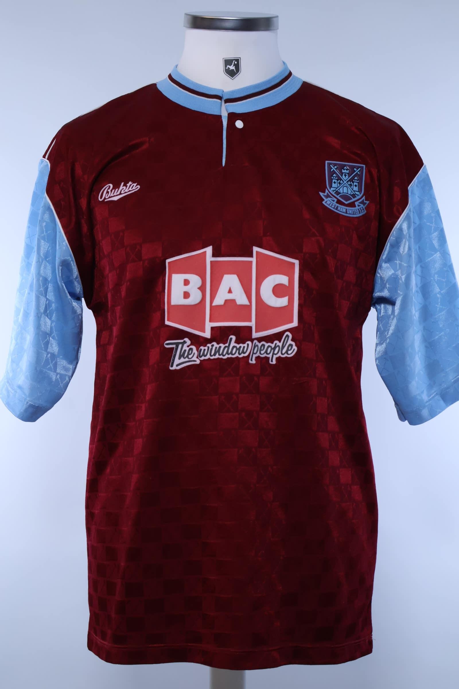 West Ham United 1990/91 Home Shirt - MAuthentic Original Football Shirt
