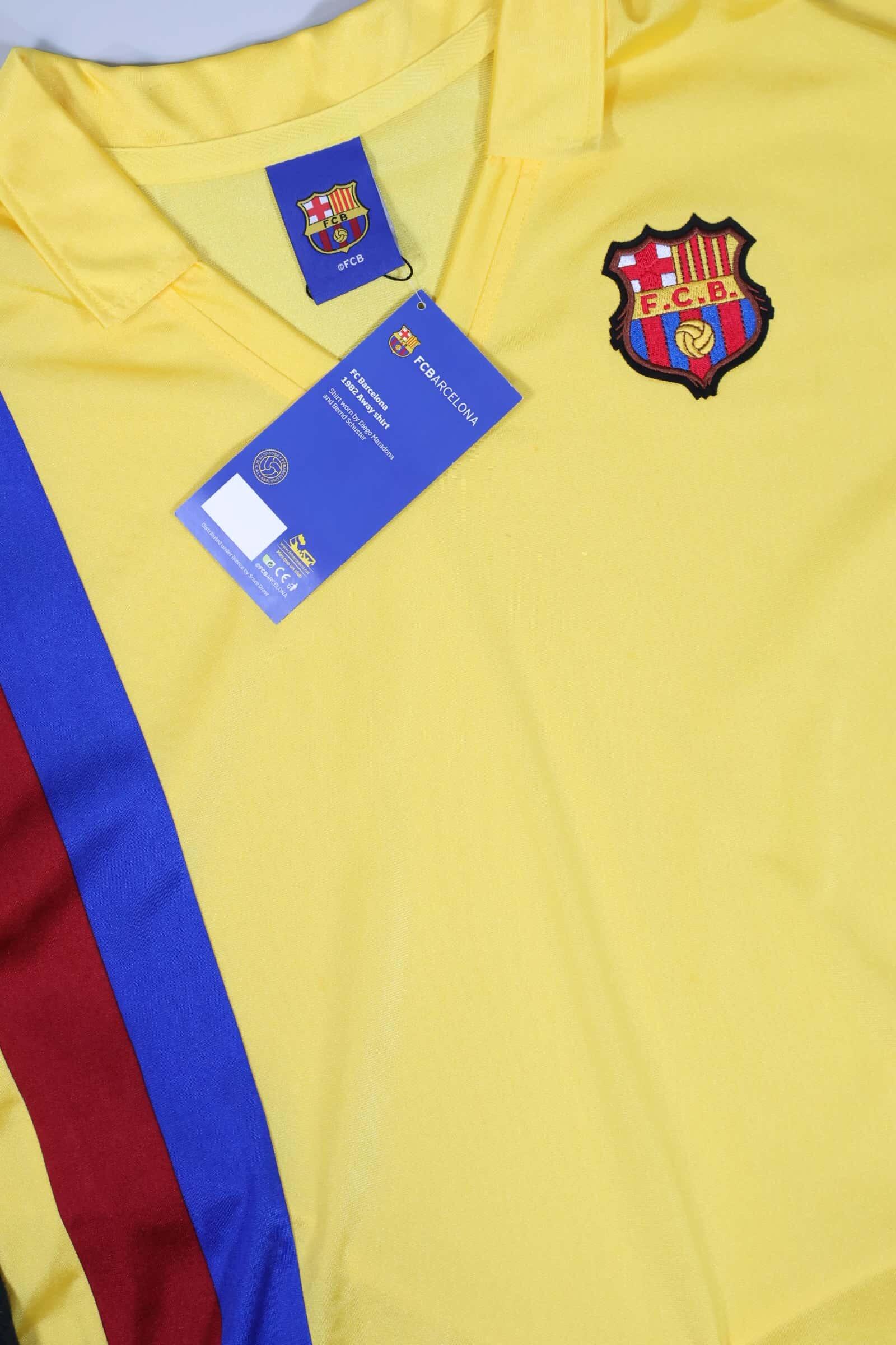 Barcelona 1990/92 Away Shirt Official Barca Store Remake - XL Authenic Original Football Shirt