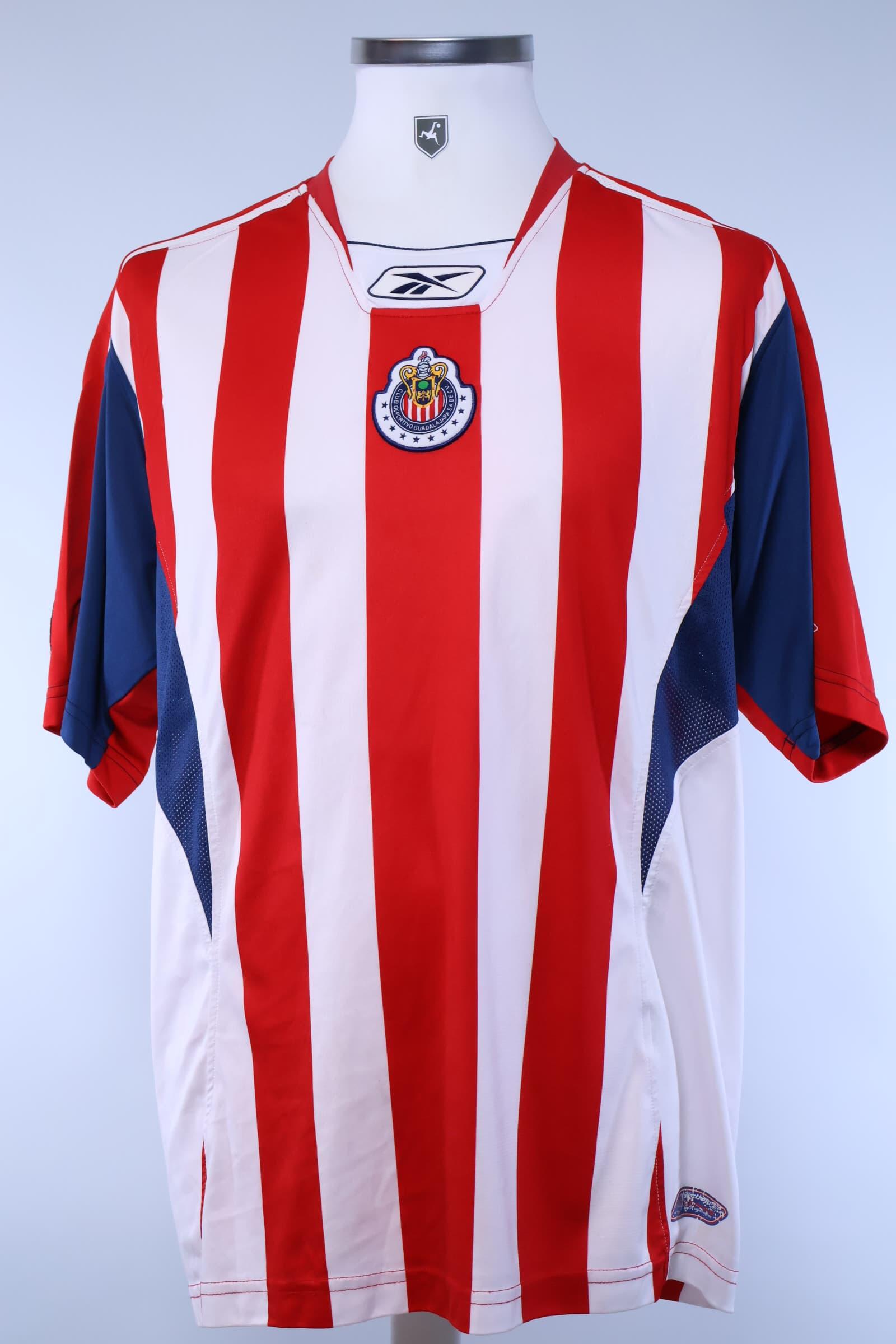 Chivas De Guadalajara 2005/06 A.Vela #14 Home Shirt - L Authenic Original Football Shirt