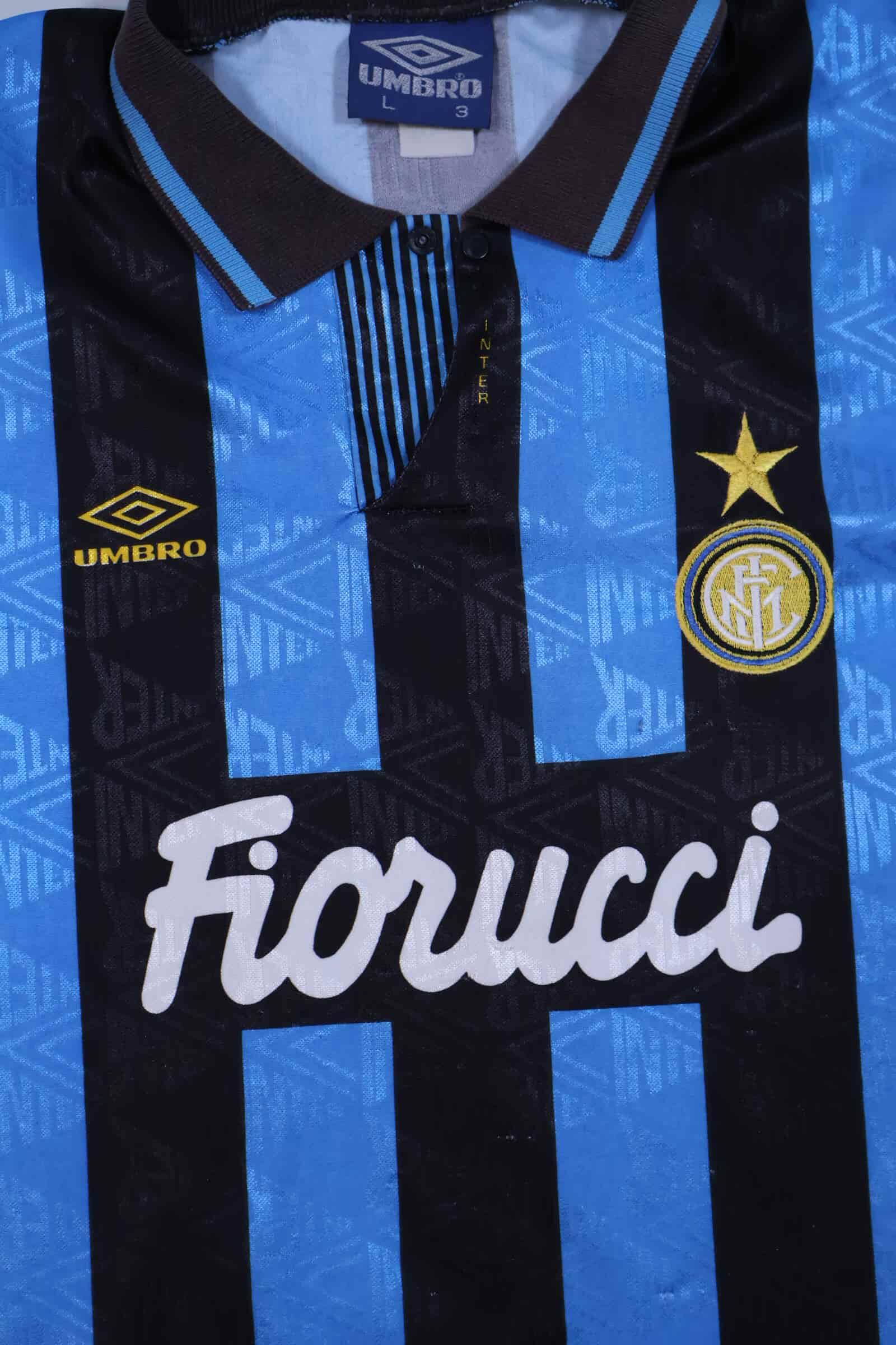 Inter Milan 1992/94 Home Shirt - L Authenic Original Football Shirt