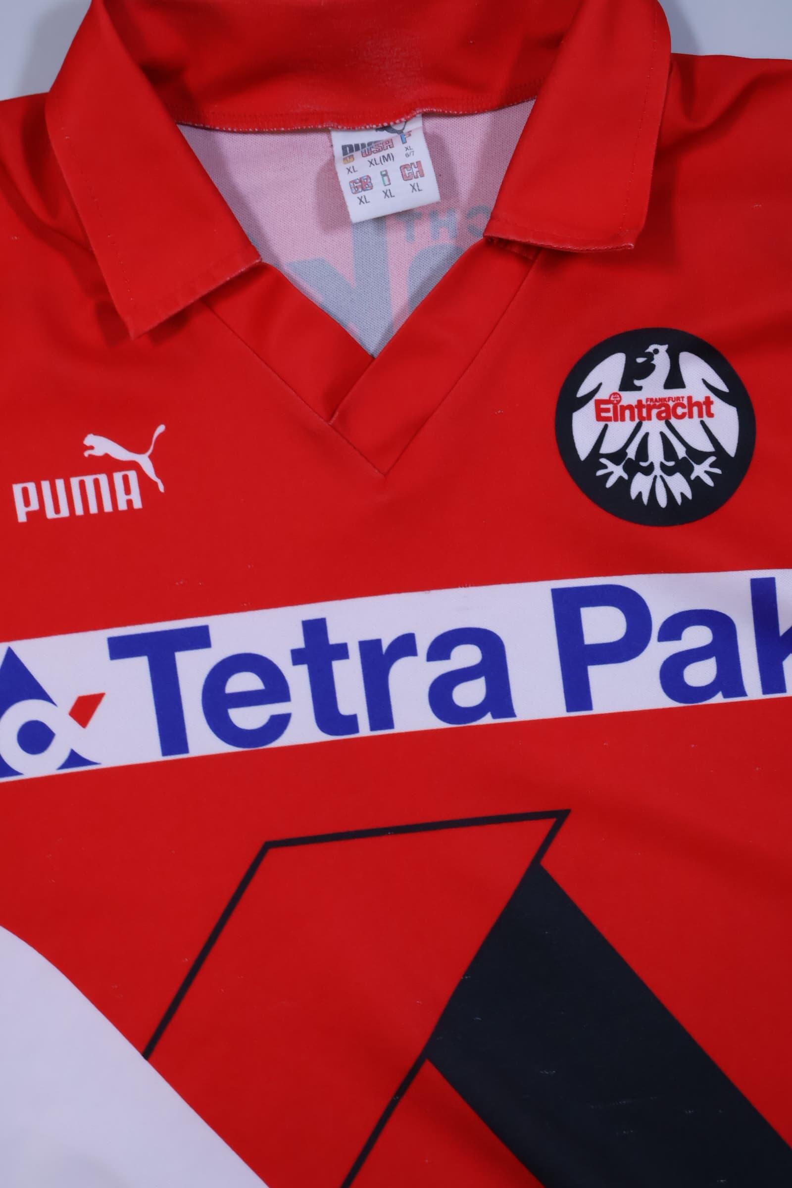 Eintracht Frankfurt 1993/94 Home Shirt - XL Authenic Original Football Shirt