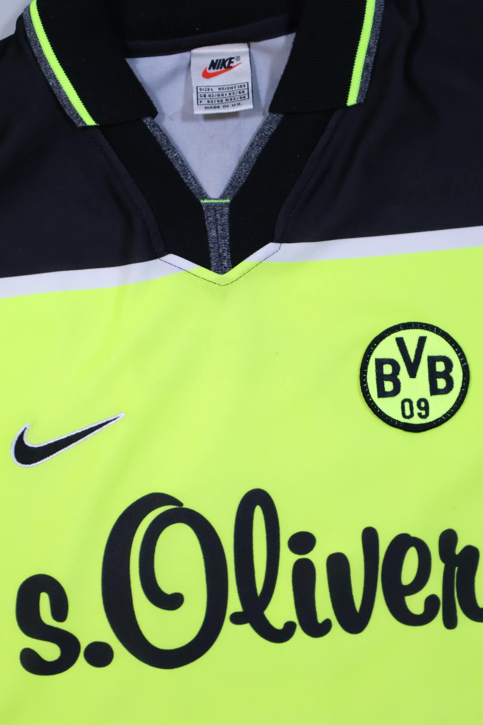 Borussia Dortmund 1997/98 Sammer #6 Home Shirt - L Authenic Original Football Shirt