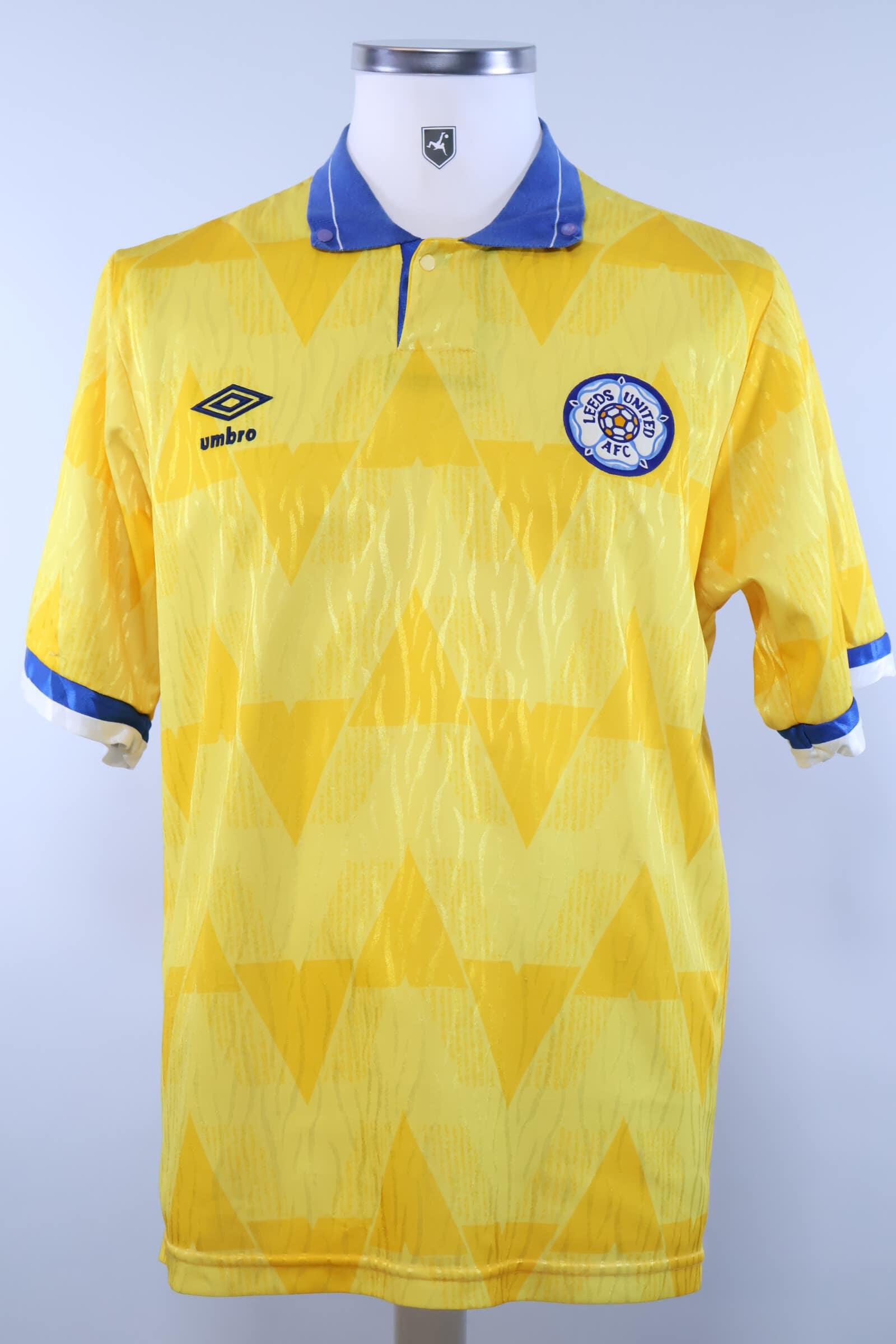 Leeds United 1989/90 Away Shirt - MAuthentic Original Football Shirt