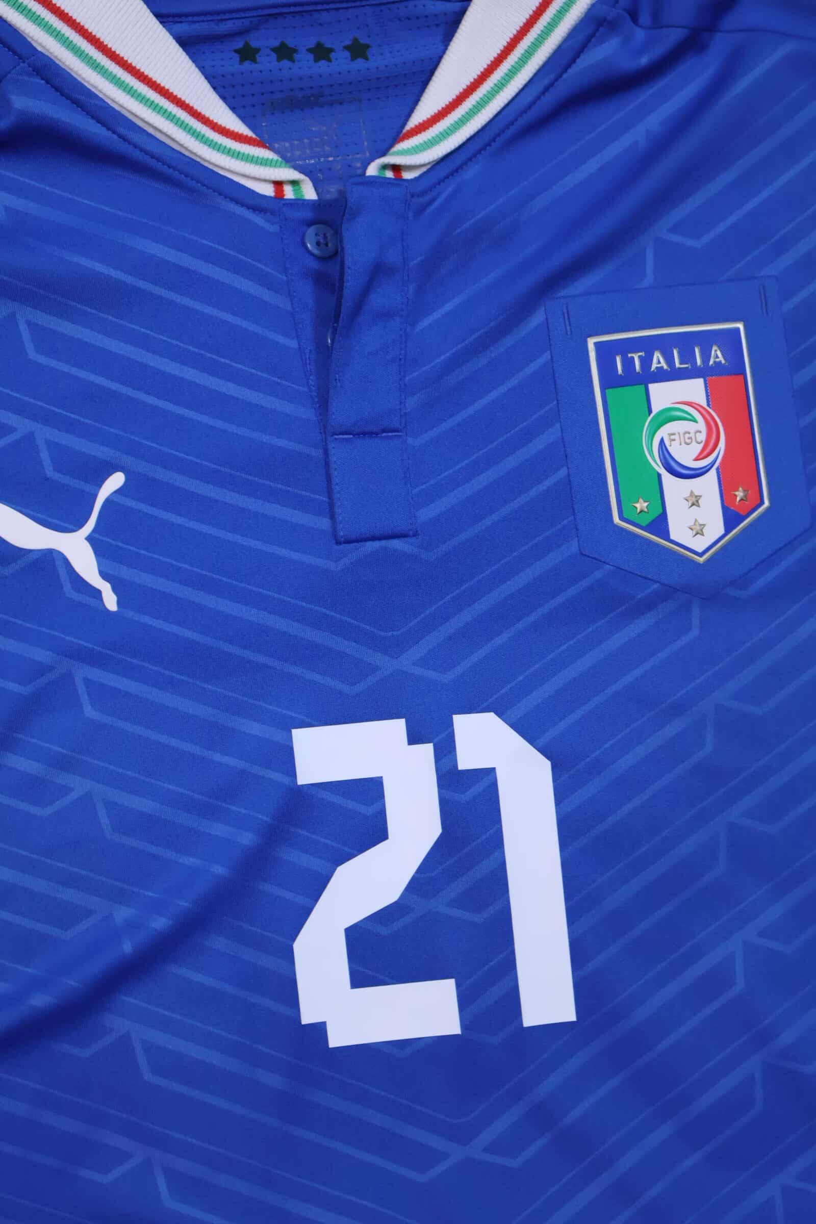 Italy 2007/08 Pirlo #21 Home Shirt - Player Issue - S Authenic Original Football Shirt