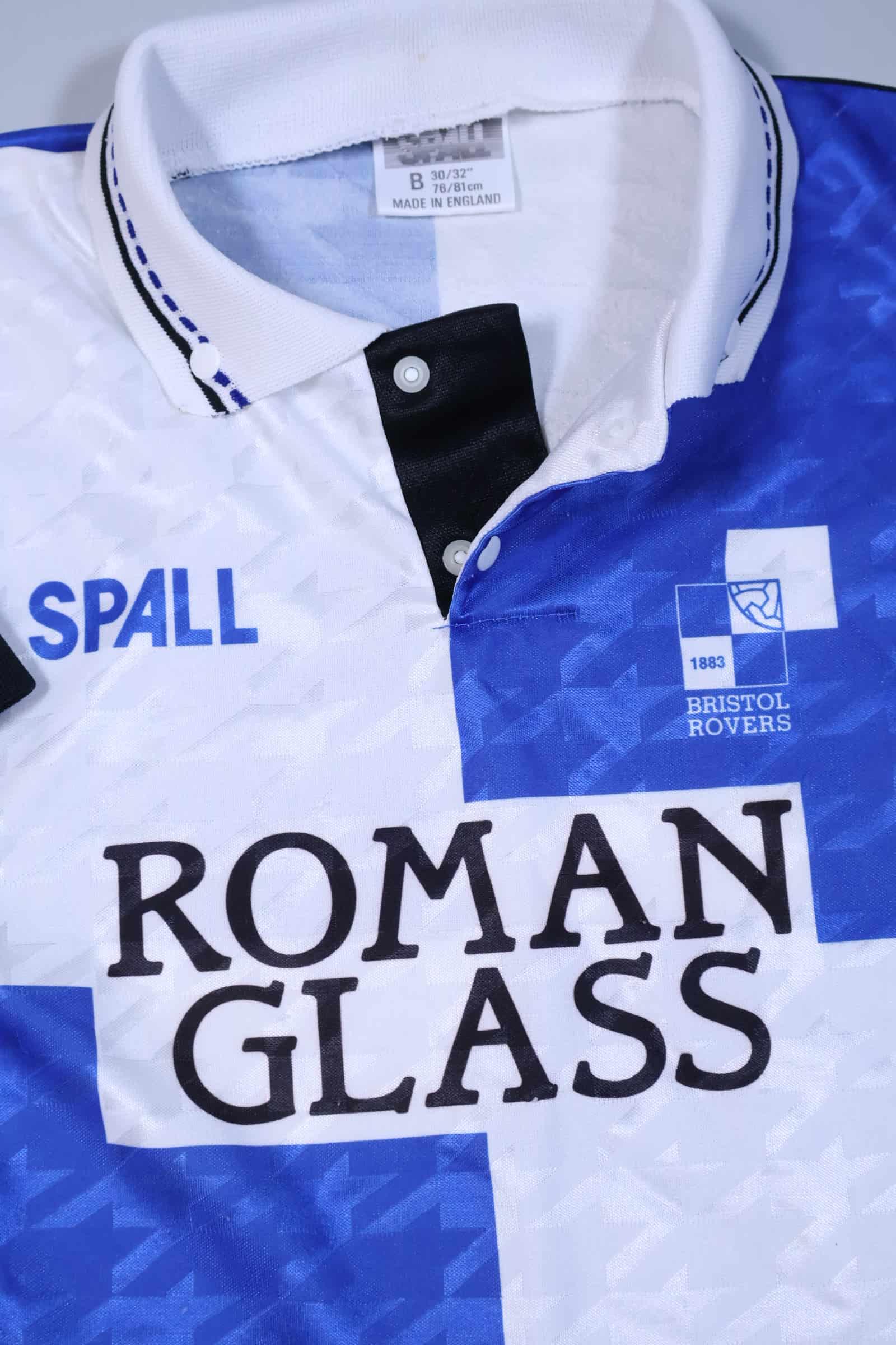 Bristol Rovers 1992/93 Home Shirt - 8Y Authenic Original Football Shirt