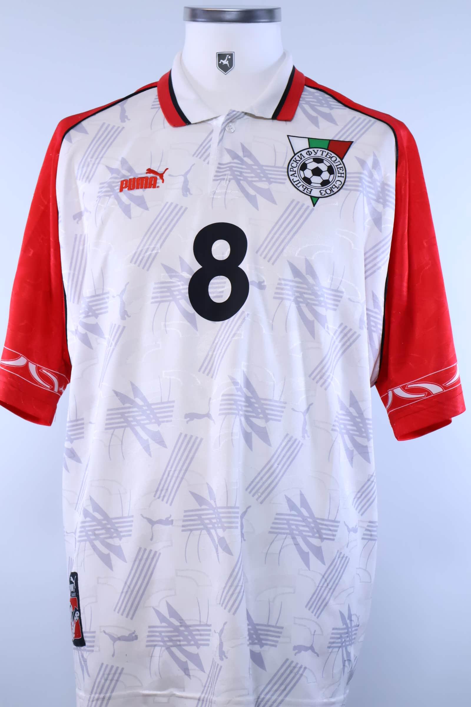 Bulgaria 1996/97 Stoitchkov #8 Template Shirt - XL Authenic Original Football Shirt