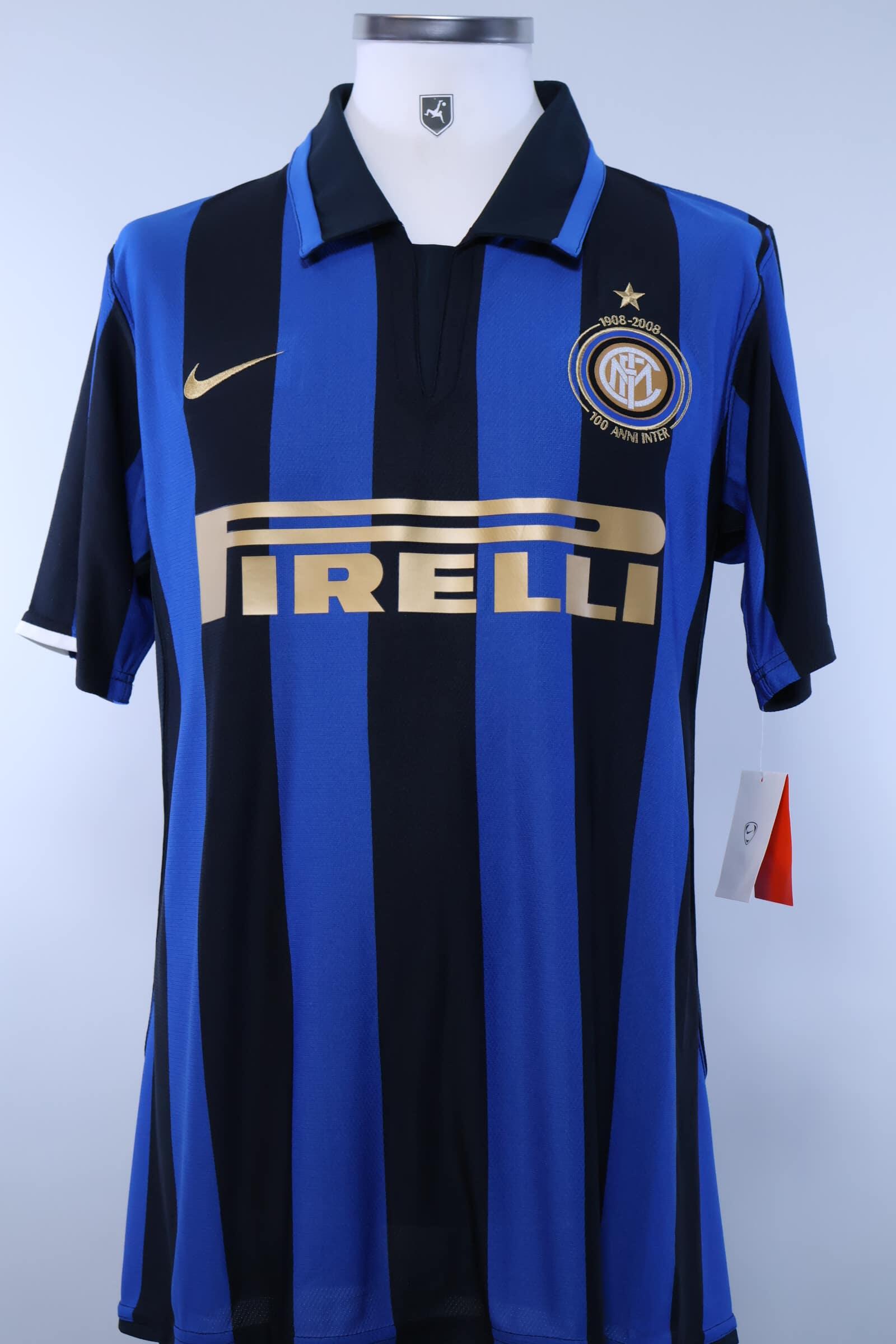 Inter Milan 2008/09 Home Shirt - Centenary Special Edtn. No. 0031/2008 - LAuthentic Original Football Shirt