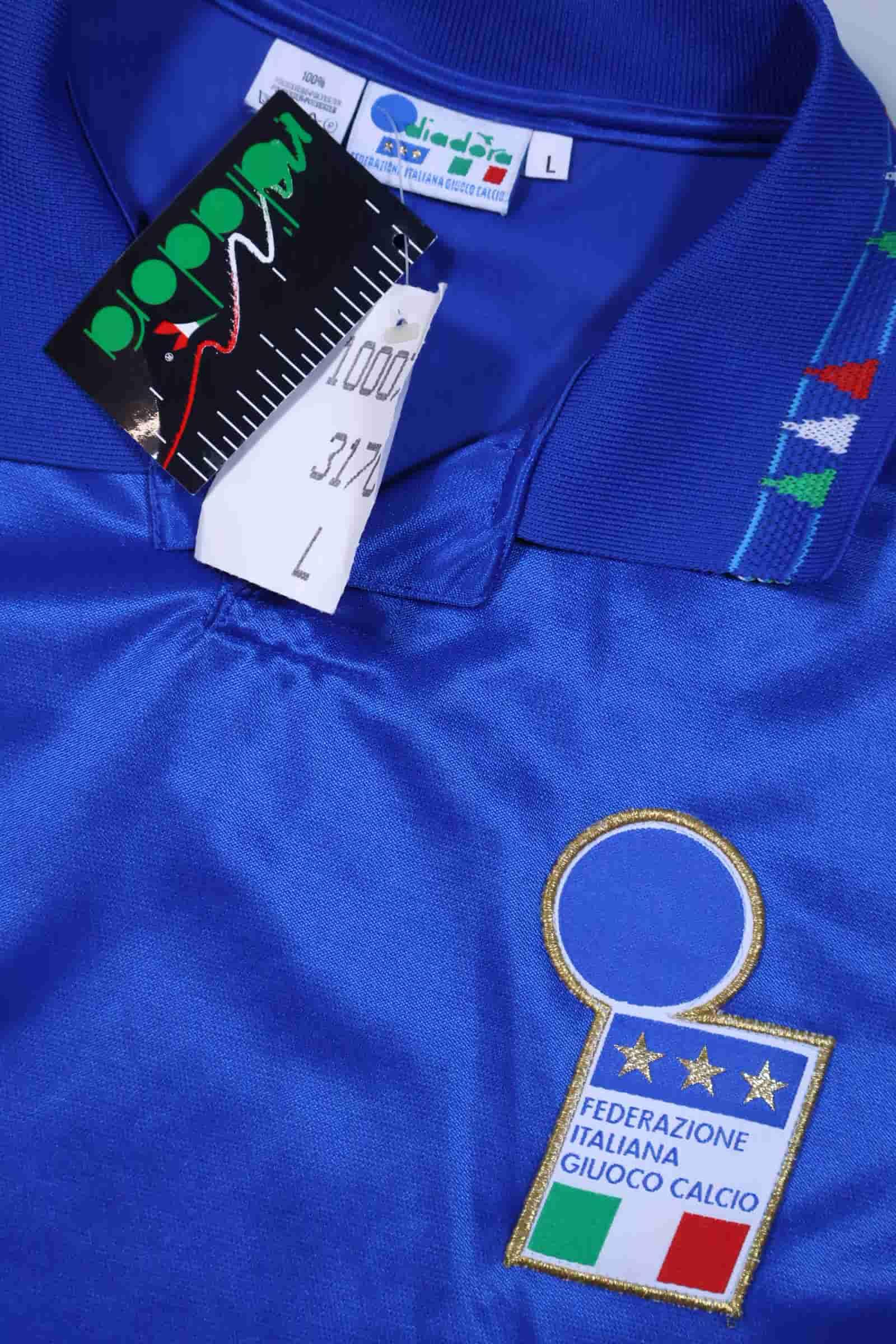 Italy 1992/93 Home Shirt - L Authenic Original Football Shirt
