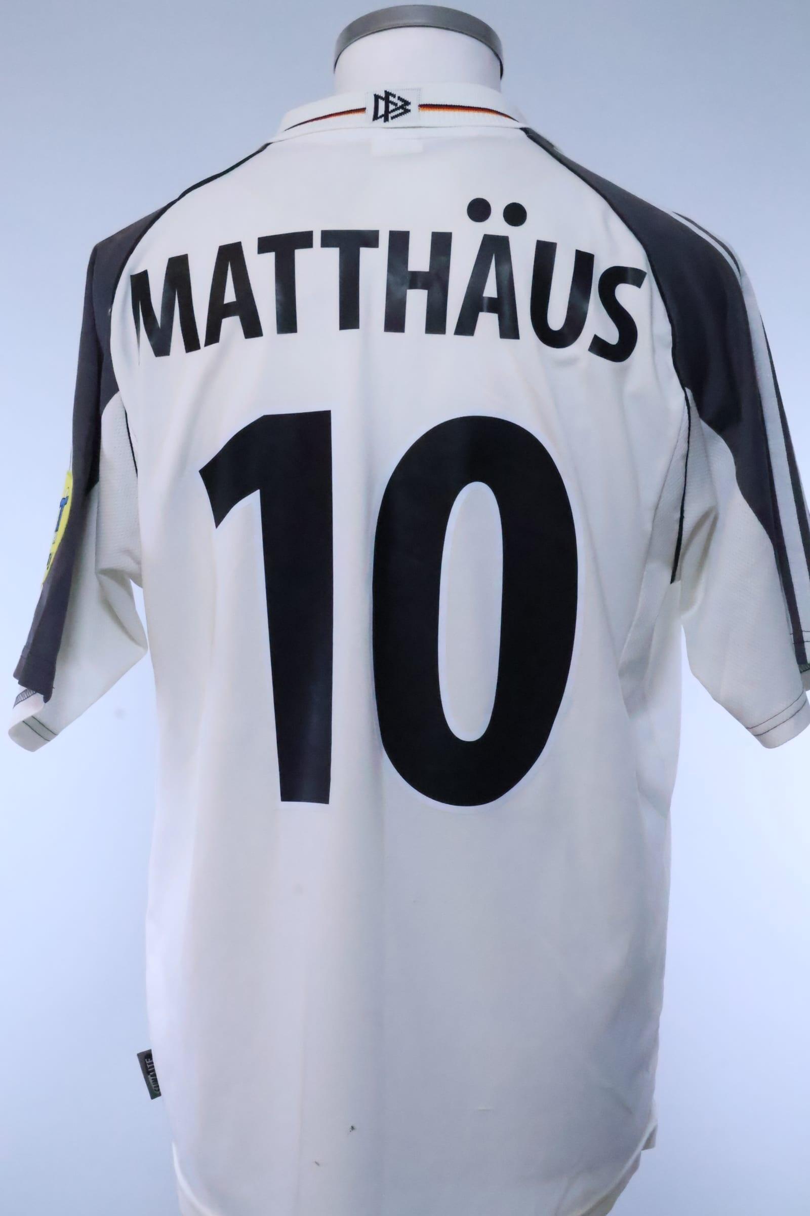 Germany 2000/ Matthäus #10 Home Shirt - M Authenic Original Football Shirt