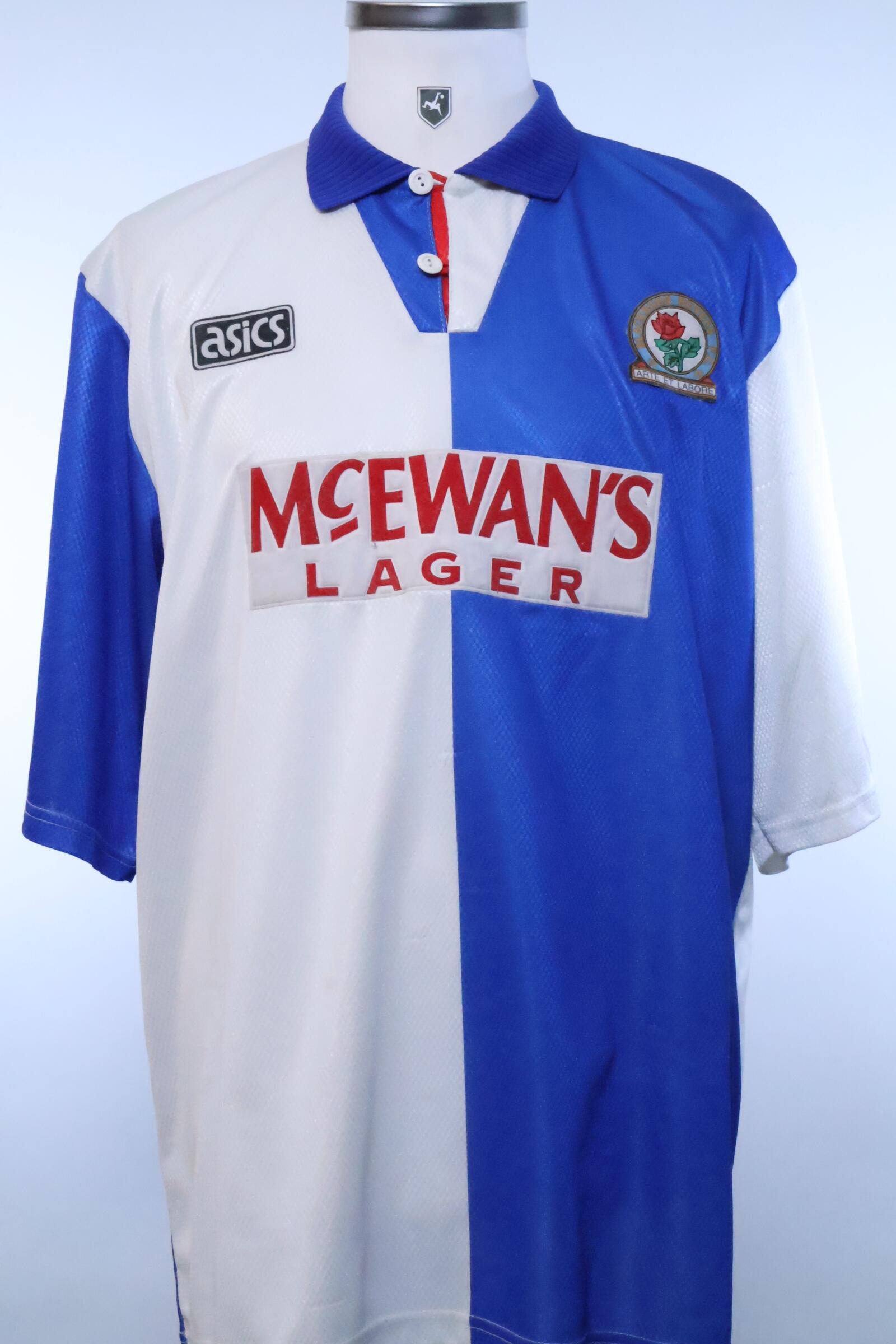 Blackburn Rovers 2001/02 Home Shirt - XLAuthentic Original Football Shirt