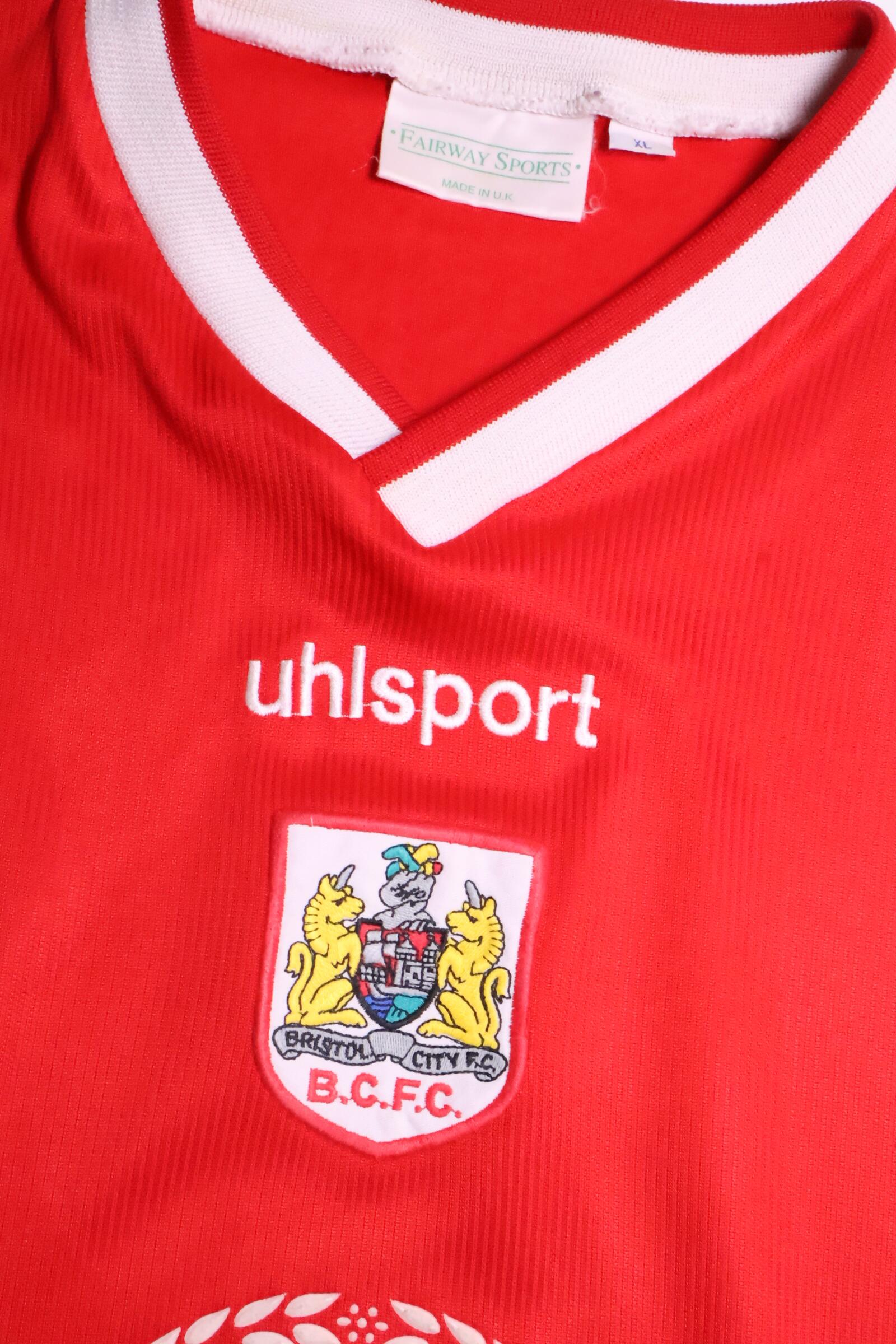 Bristol City F.C 1999/00 Home Shirt - XL Authenic Original Football Shirt